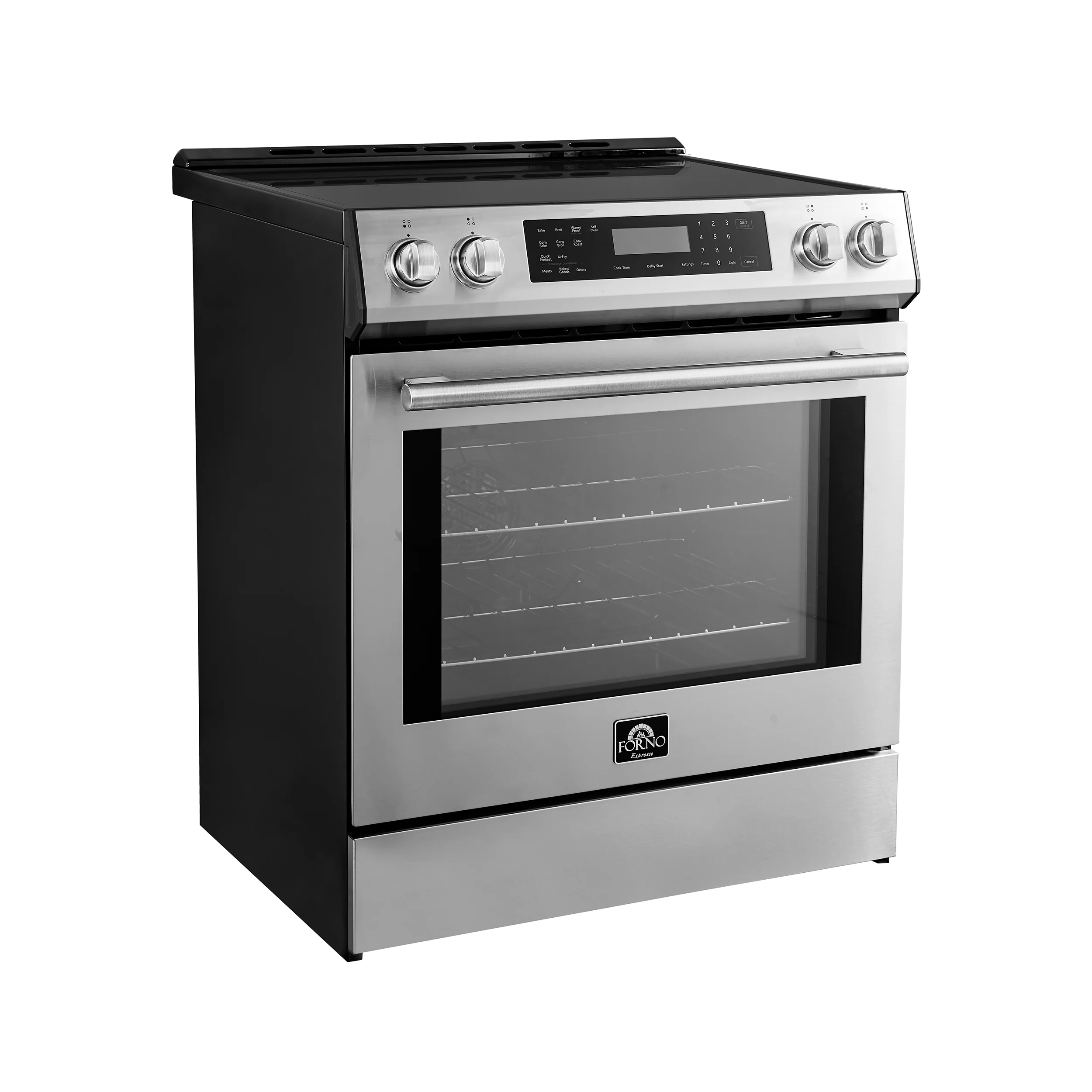 FORNO 2-Piece SS Kitchen Bundle - 30" Induction Range and 31" Bottom Freezer Refrigerator - Image 18