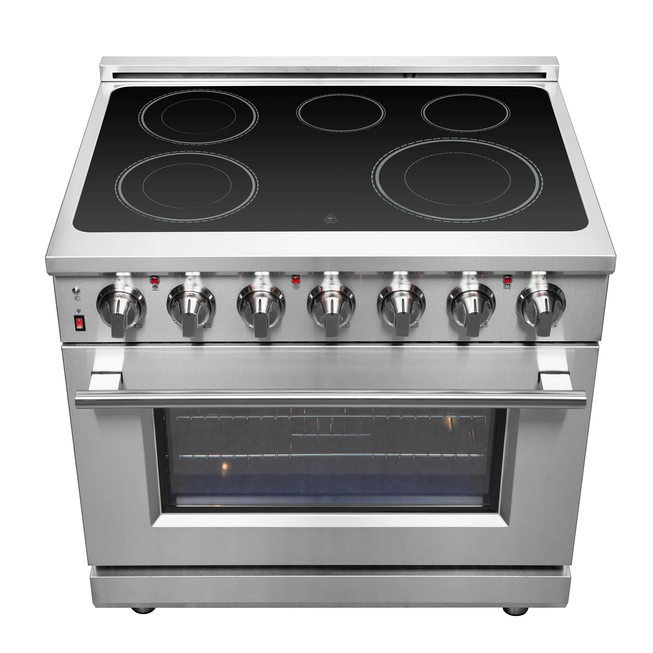 FORNO 2-Piece SS Kitchen Bundle - 36" Electric Range and 36" Bottom Freezer Refrigerator - Image 22