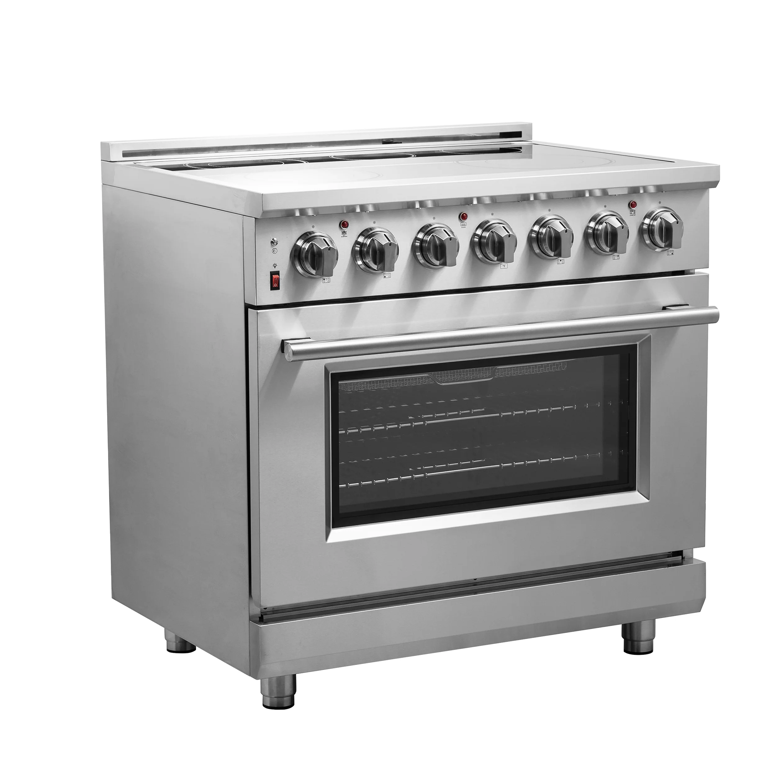 FORNO 2-Piece SS Kitchen Bundle - 36" Electric Range and 36" Bottom Freezer Refrigerator - Image 23