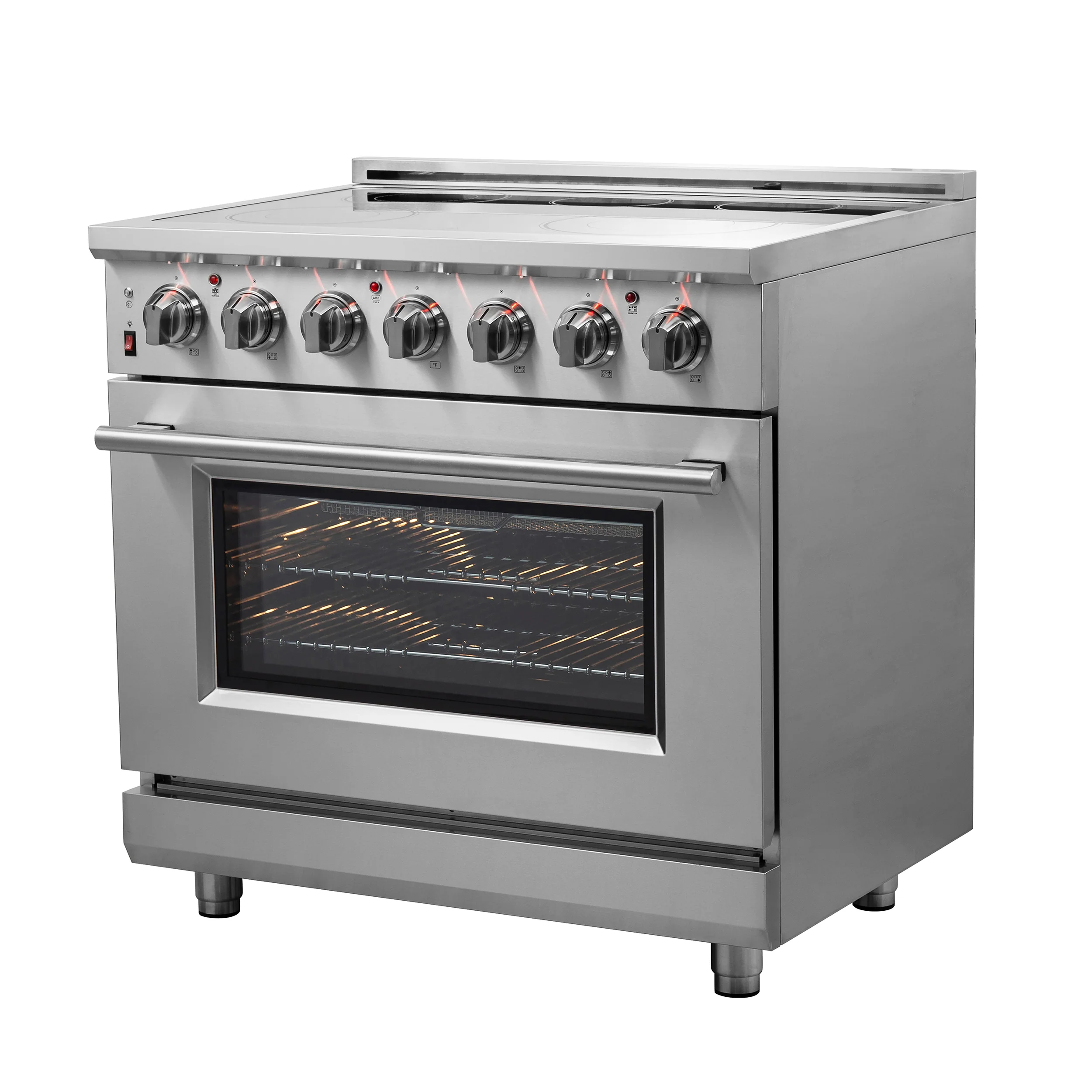 FORNO 2-Piece SS Kitchen Bundle - 36" Electric Range and 36" Bottom Freezer Refrigerator - Image 27