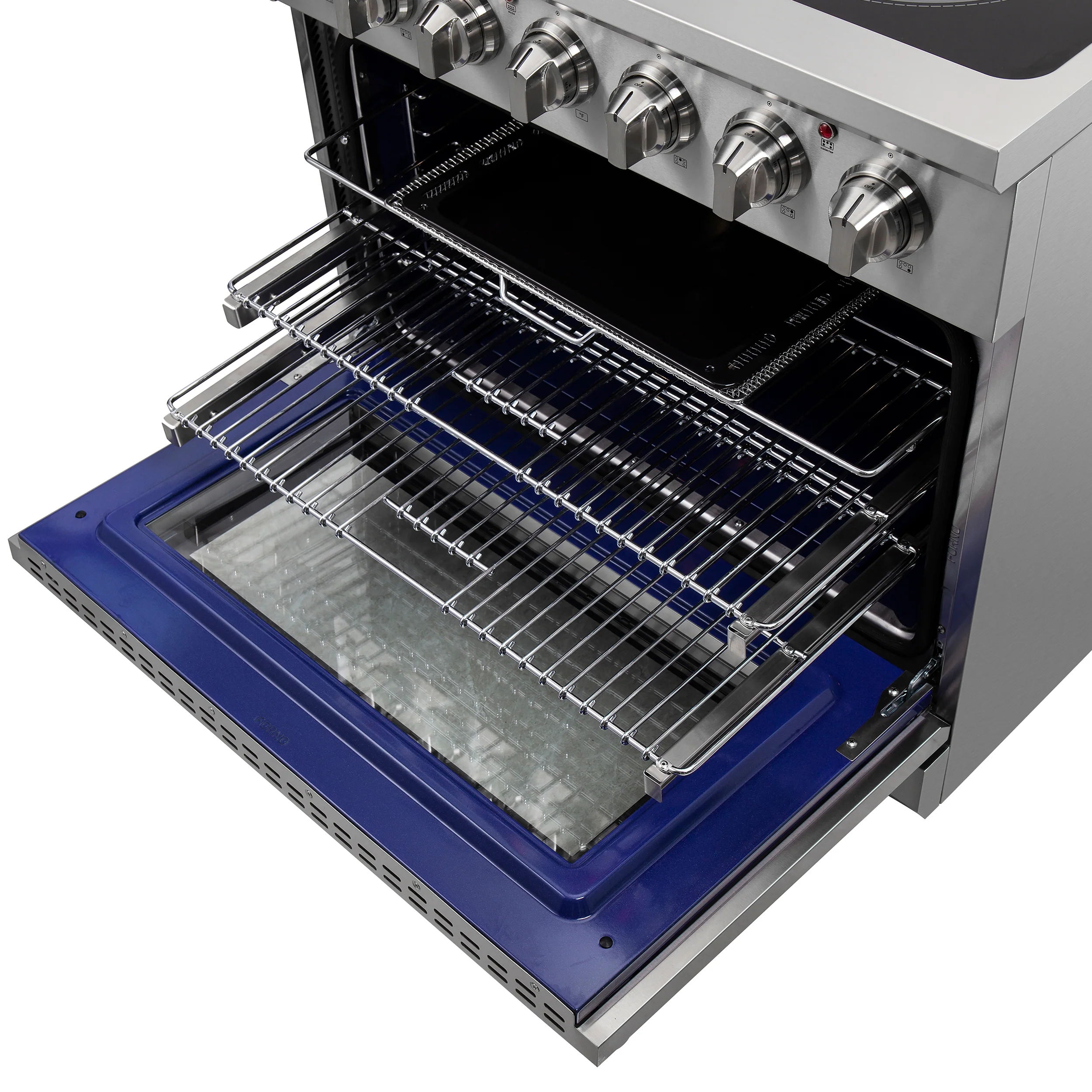 FORNO 2-Piece SS Kitchen Bundle - 36" Electric Range and 36" Bottom Freezer Refrigerator - Image 29
