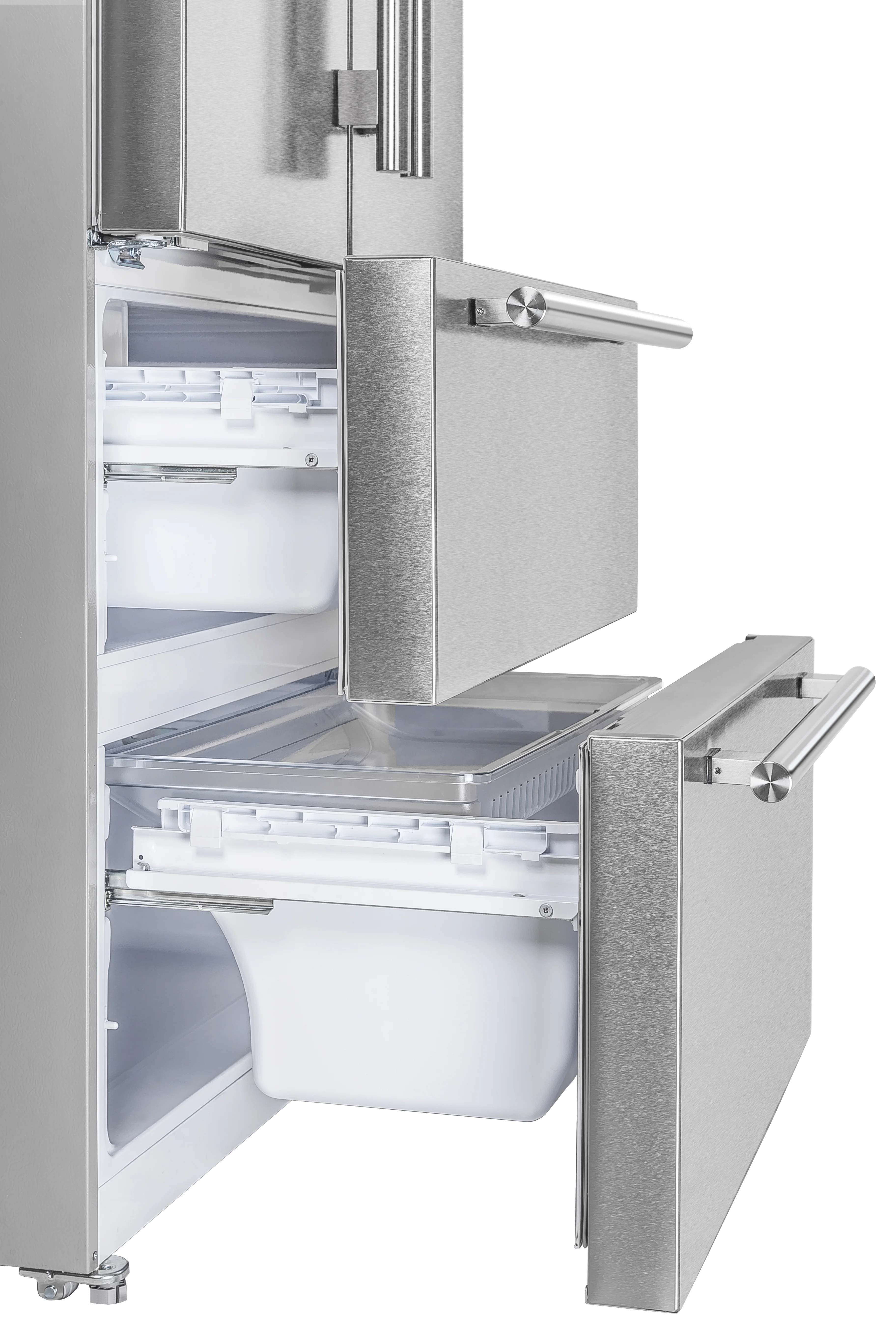 Forno Moena 36-Inch French Door Refrigerator, 19.2 cu.ft, Counter Depth, Ice Maker, Stainless Steel Interior Panel, ENERGY STAR Certified - Image 14
