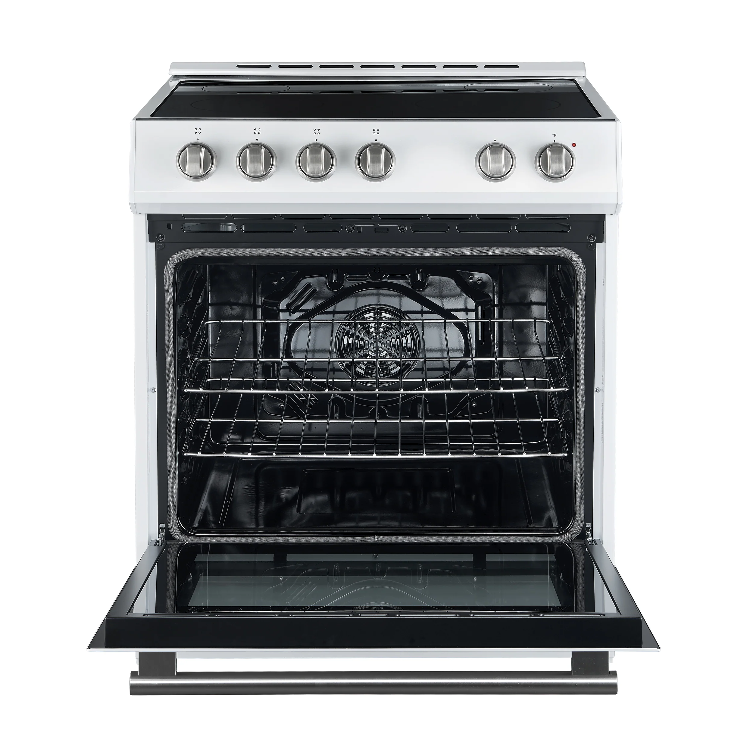 FORNO 2-Piece White Kitchen Bundle - 30" Electric Range and 31" Bottom Freezer Refrigerator - Image 6
