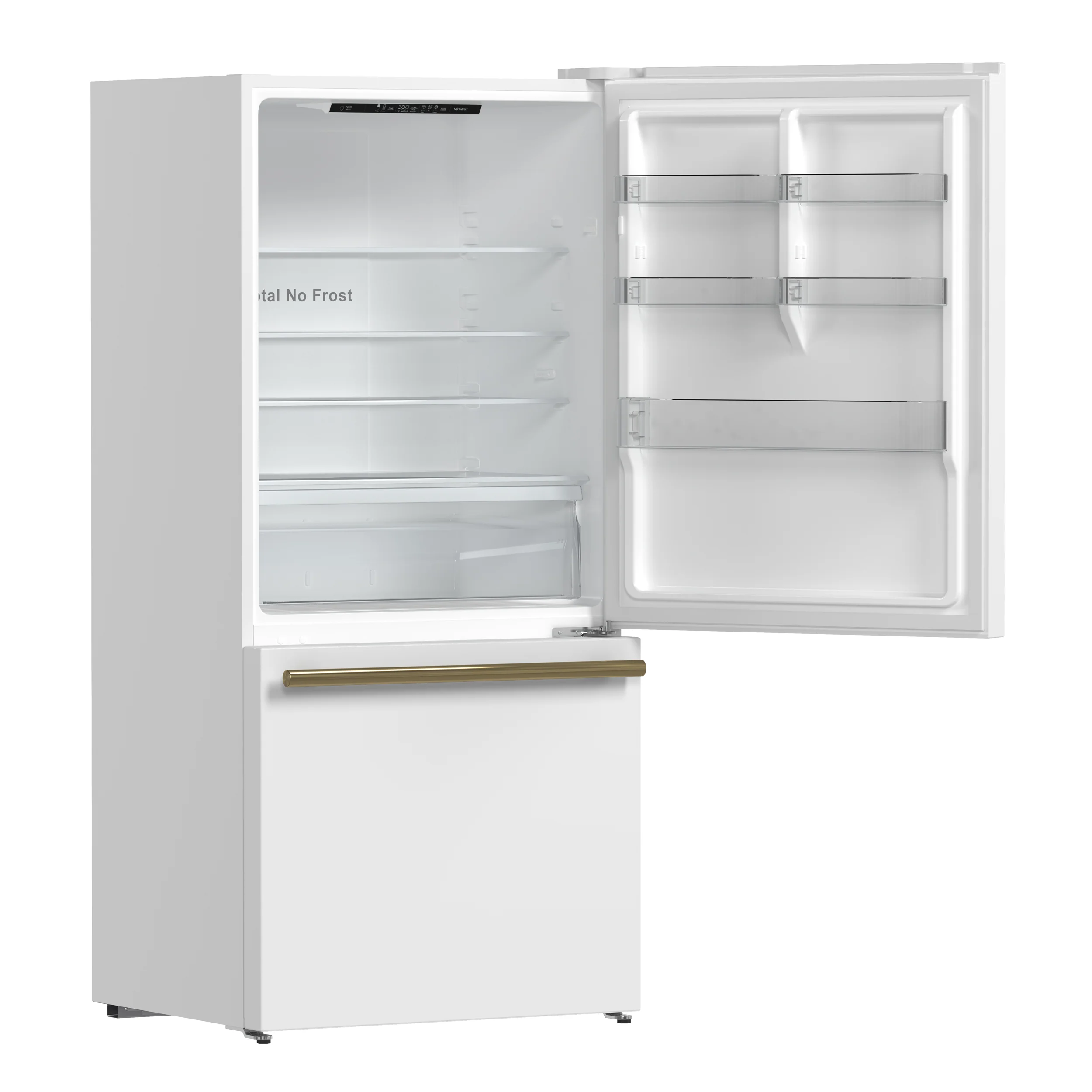 Forno Milano Espresso 31-Inch Bottom Freezer Refrigerator, White, 17.2 cu.ft Capacity, Energy Efficient - Image 6