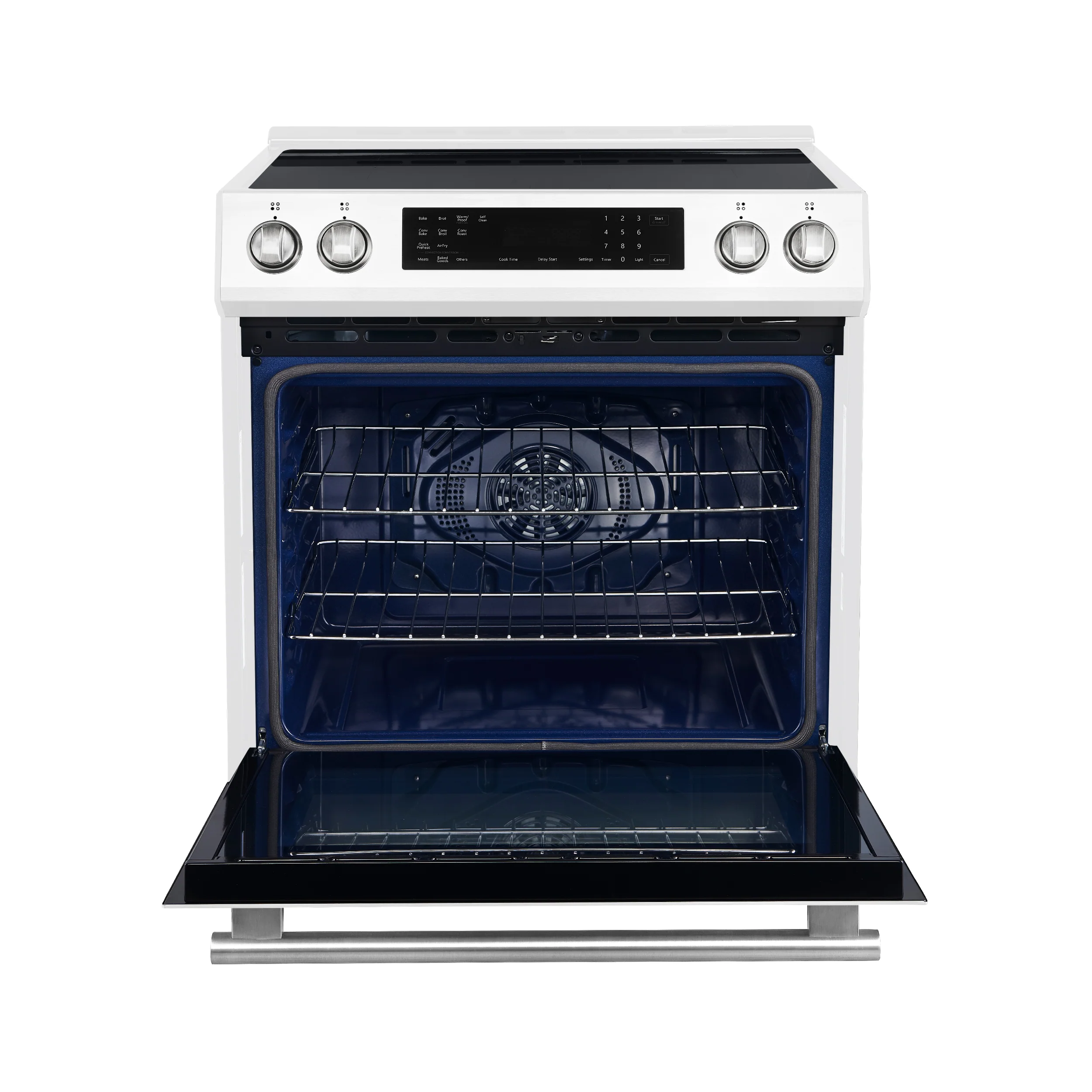 FORNO 2-Piece White Kitchen Bundle - 30" Induction Range and 31" Bottom Freezer Refrigerator - Image 20