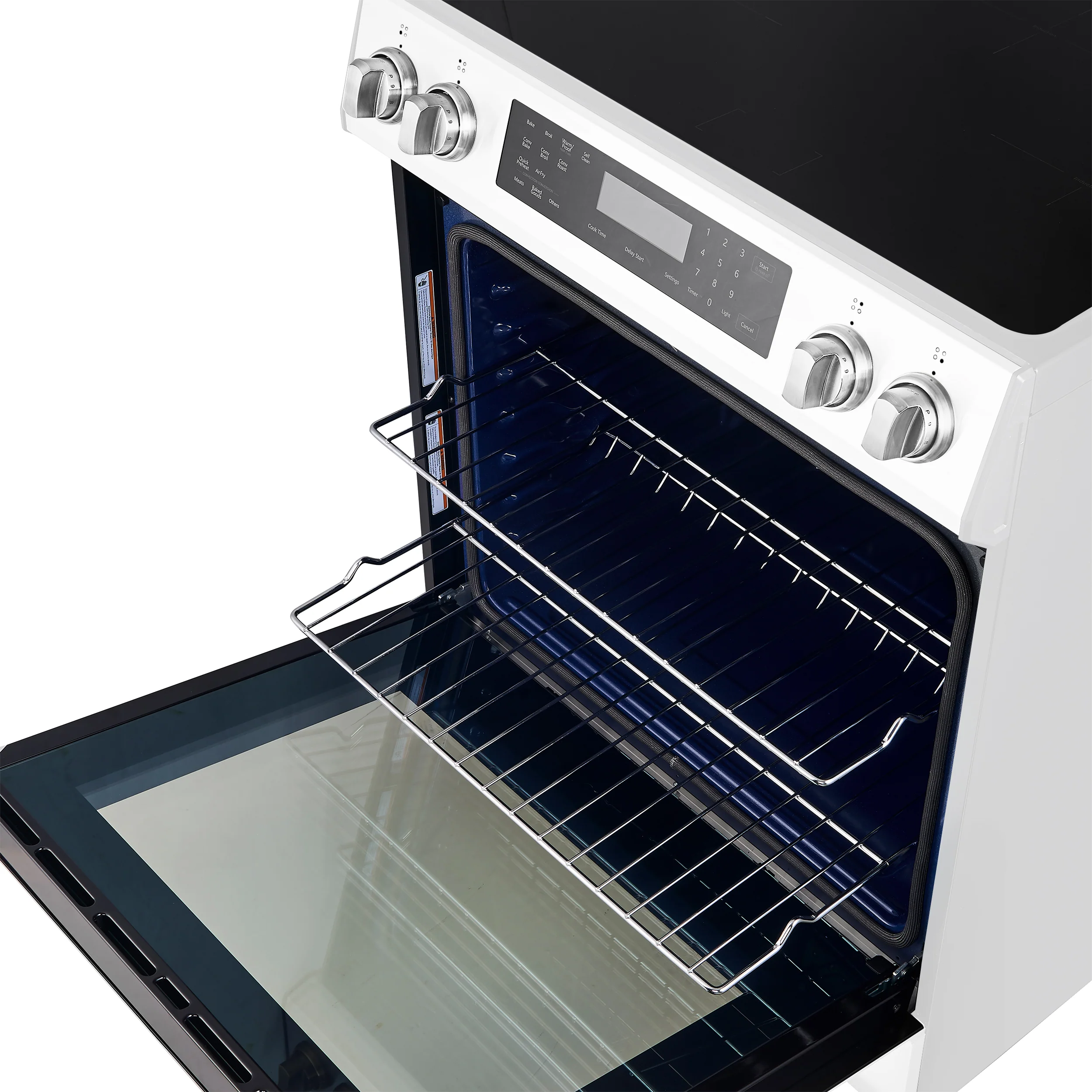 FORNO 2-Piece White Kitchen Bundle - 30" Induction Range and 31" Bottom Freezer Refrigerator - Image 22