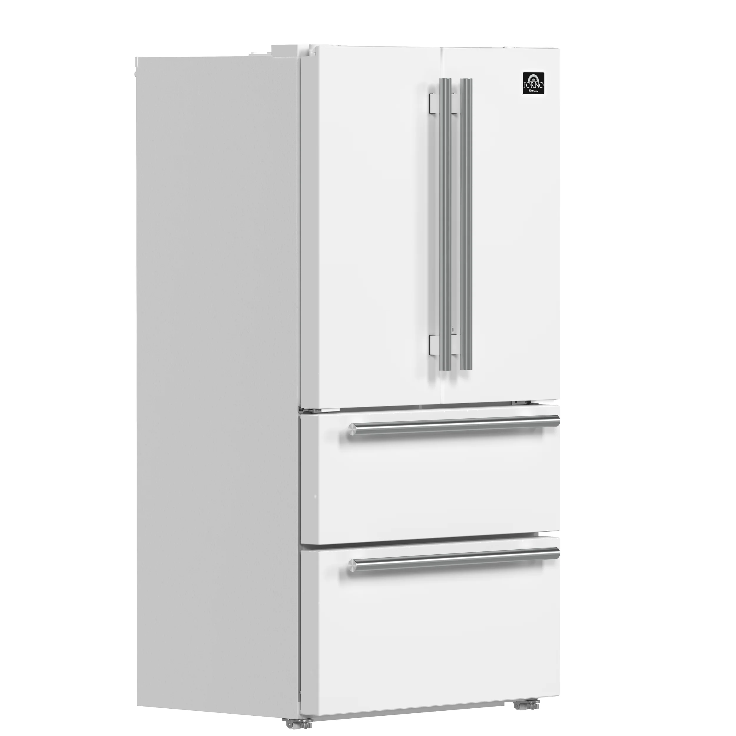 FORNO 2-Piece White Kitchen Bundle - 30" Induction Range and 36" Bottom Freezer Refrigerator - Image 11