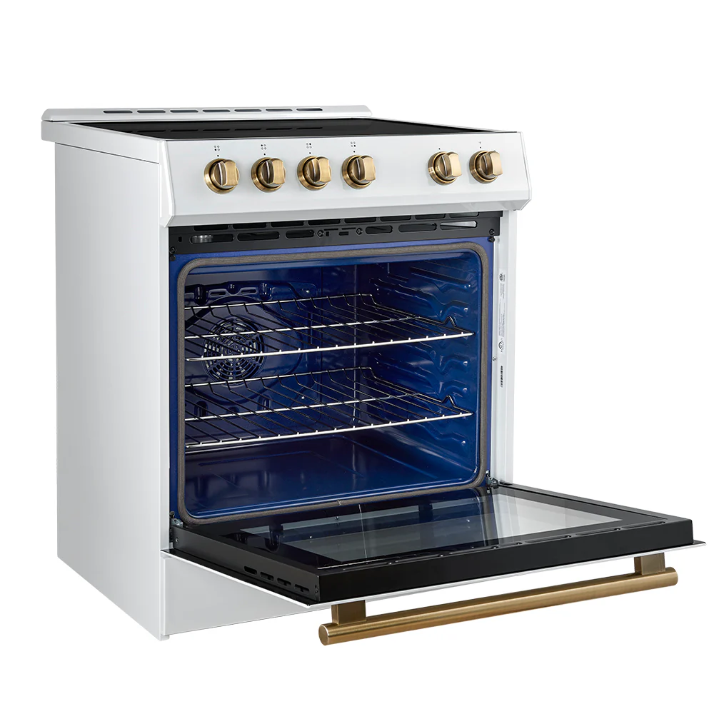 FORNO 2-Piece White Kitchen Bundle - 30" Induction Range and 36" Bottom Freezer Refrigerator - Image 19