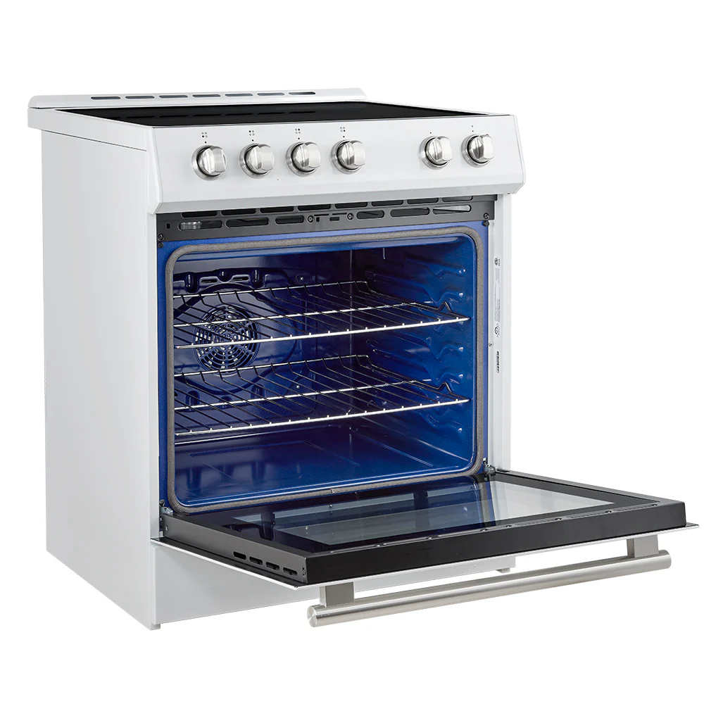 FORNO 2-Piece White Kitchen Bundle - 30" Induction Range and 36" Bottom Freezer Refrigerator - Image 20