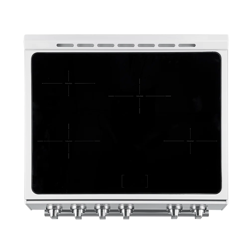 FORNO 2-Piece White Kitchen Bundle - 30" Induction Range and 36" Bottom Freezer Refrigerator - Image 26