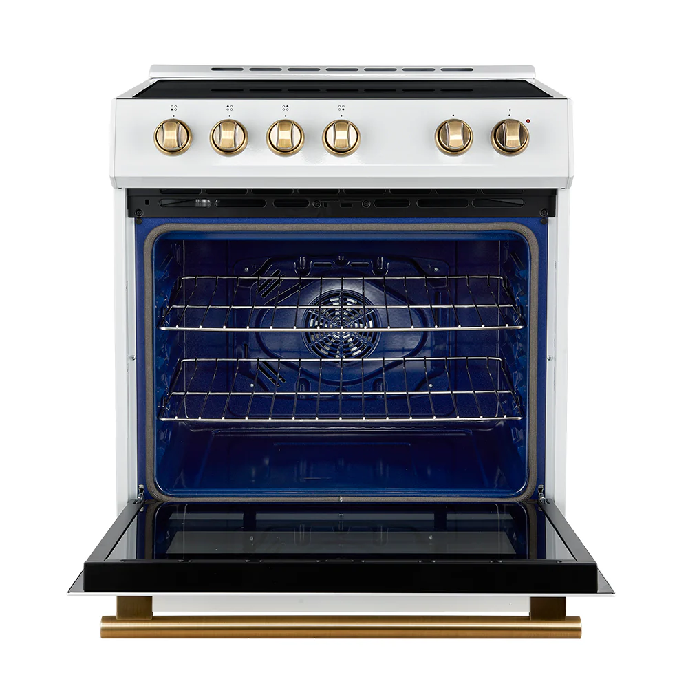FORNO 2-Piece White Kitchen Bundle - 30" Induction Range and 36" Bottom Freezer Refrigerator - Image 27