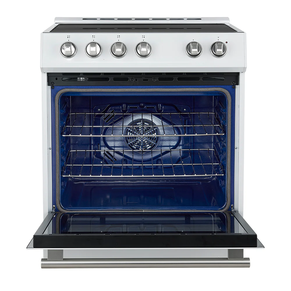 FORNO 2-Piece White Kitchen Bundle - 30" Induction Range and 36" Bottom Freezer Refrigerator - Image 28