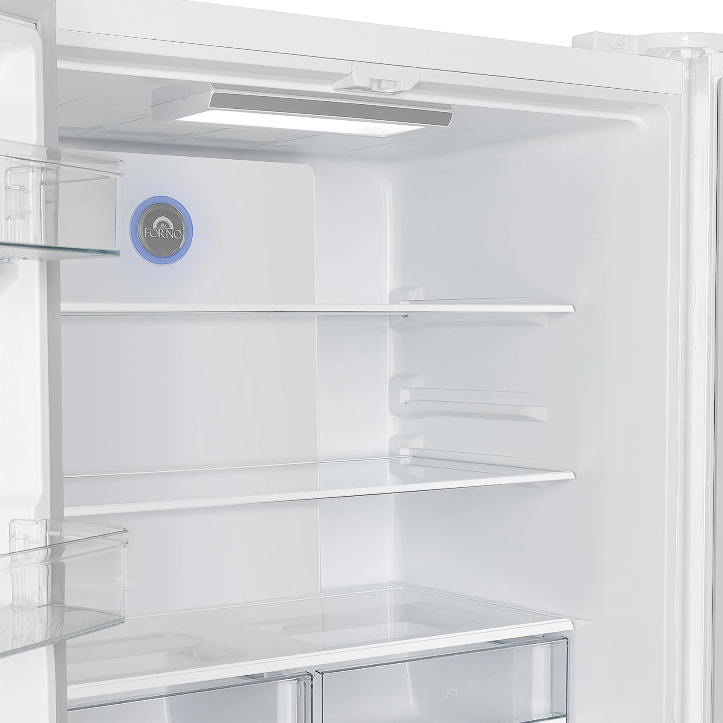 FORNO 2-Piece White Kitchen Bundle - 30" Induction Range and 36" Bottom Freezer Refrigerator - Image 6