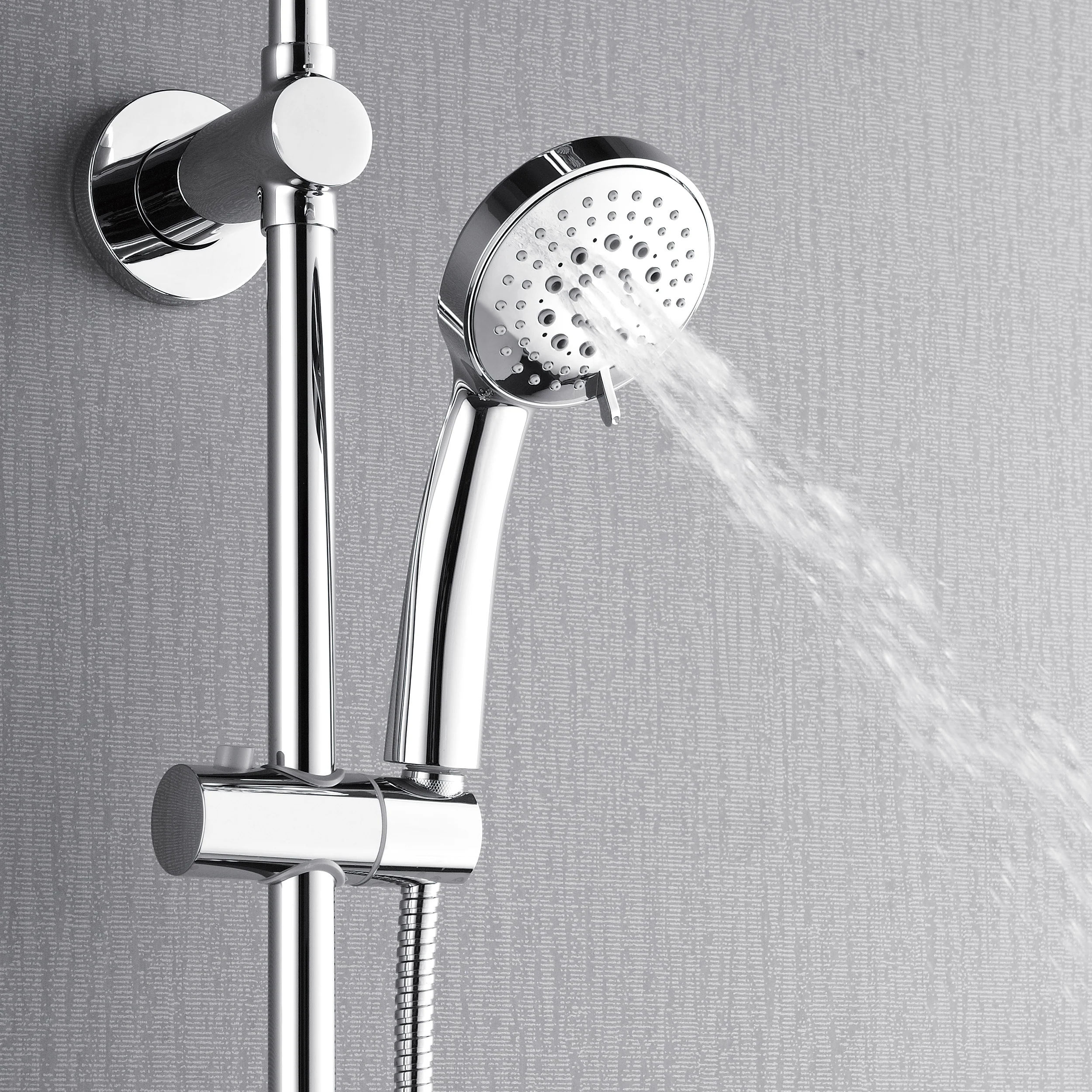 Forno Acqua AcquaSPA Retrofit Shower, Overhead Rainfall Shower, Handheld Shower Head, Body Jets, 6 Way Diverter, Polished Stainless Steel Finish, 1.8 GPM Flow Rate - Image 4