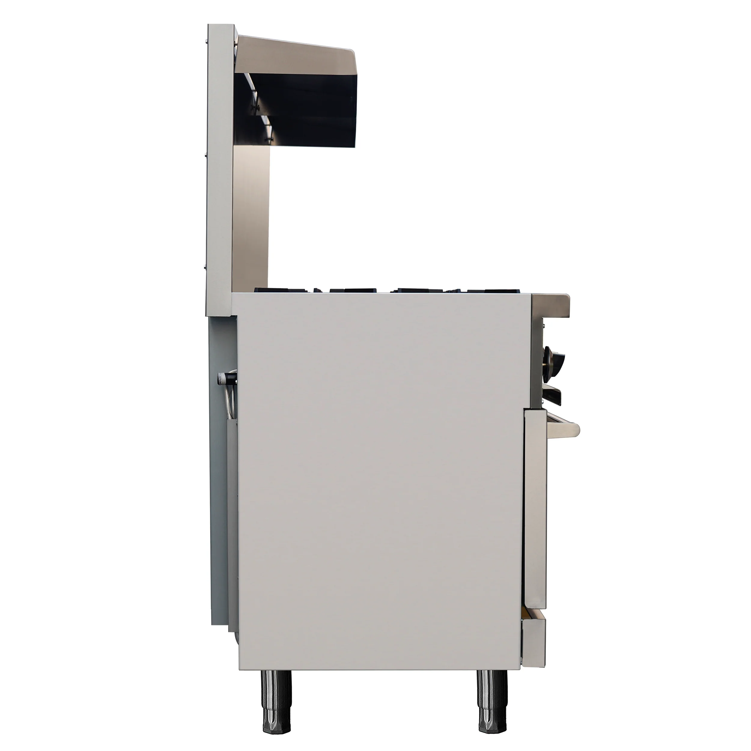 Forno Commerciale 60 Inch Stainless Steel Gas Range, 10 Burners 300,000 BTU Total, 9.3 cu.ft. Ovens - Image 5