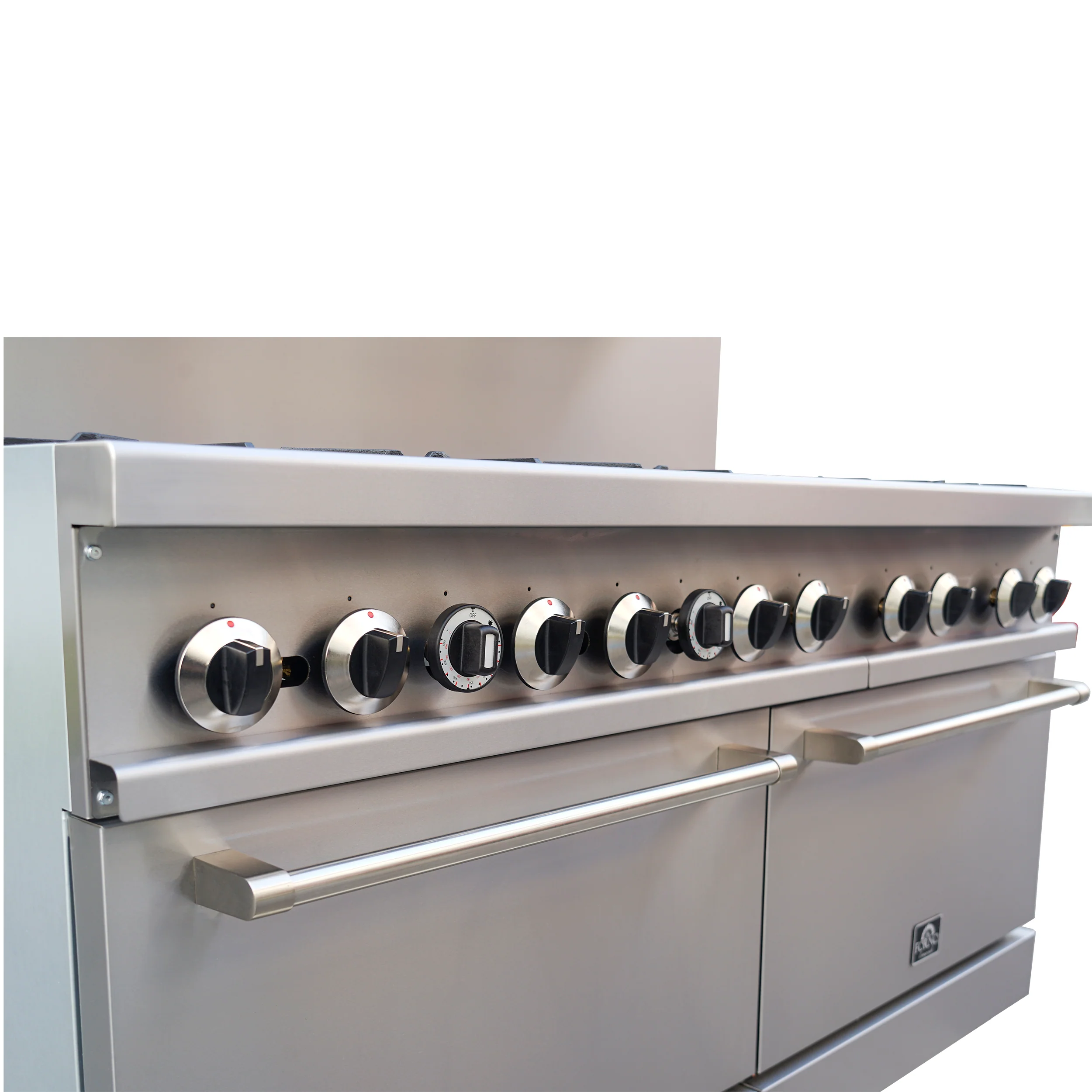 Forno Commerciale 60 Inch Stainless Steel Gas Range, 10 Burners 300,000 BTU Total, 9.3 cu.ft. Ovens - Image 7