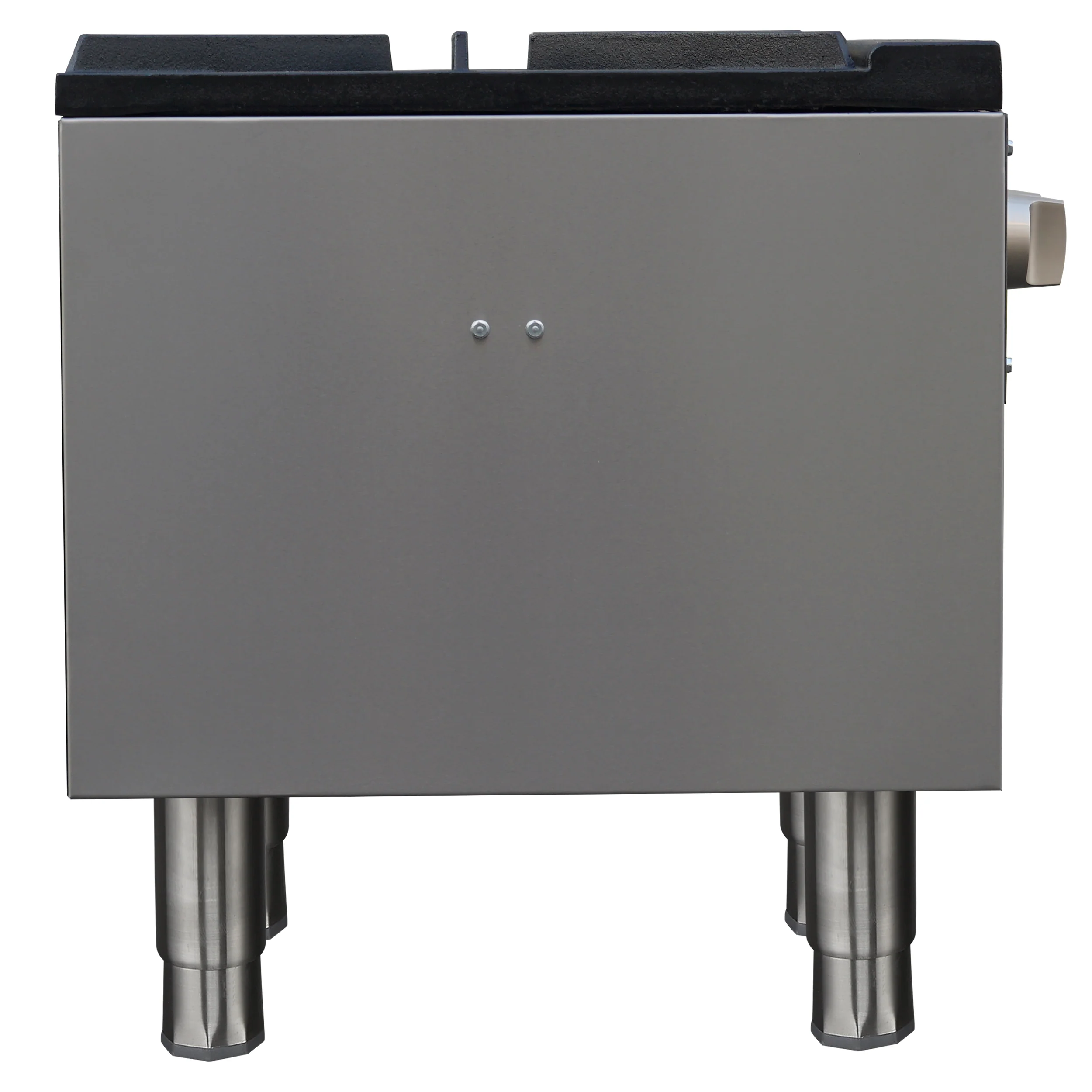 Forno Commerciale gas stock pot range, 1 powerful 3-ring burner, 80,000 BTU, durable stainless steel, heavy-duty cast iron grate - Image 5
