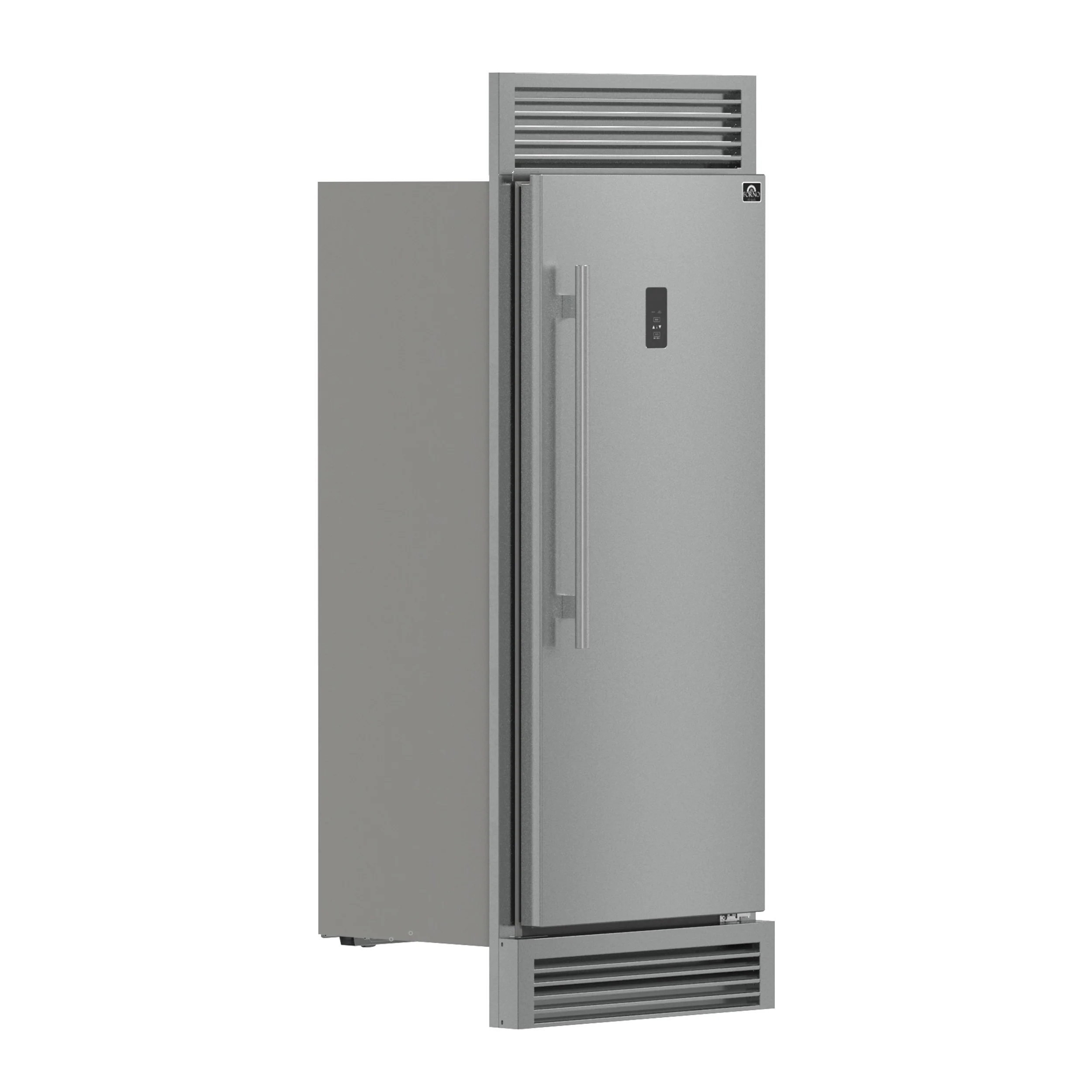 Forno Fortezza 32 Inch Right-Swing Convertible Refrigerator/Freezer with Trim Grill, Stainless Steel, Total No Frost - Image 3
