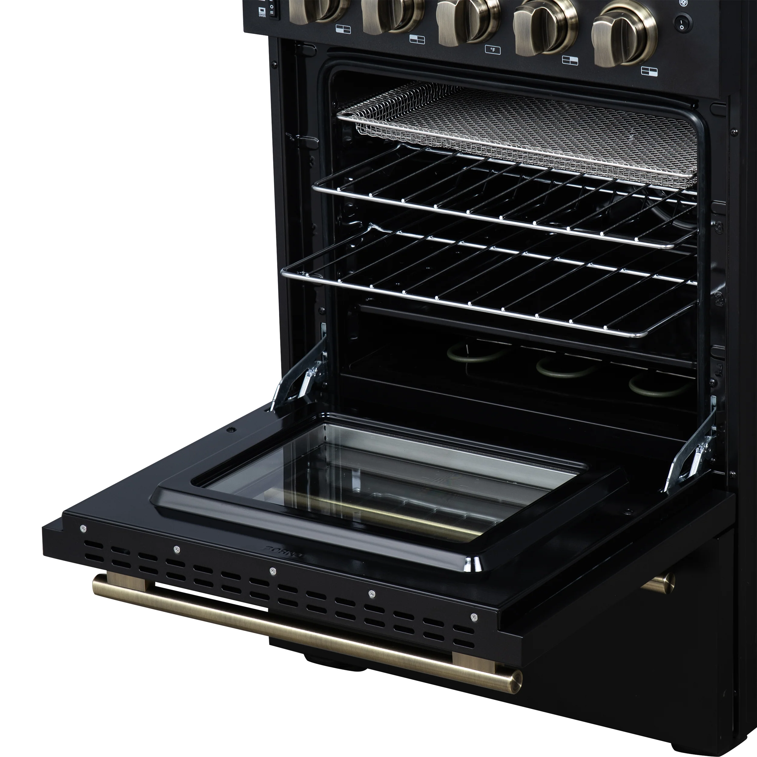 Forno Loiano 24 Inch Freestanding Electric Range in Black - Image 14