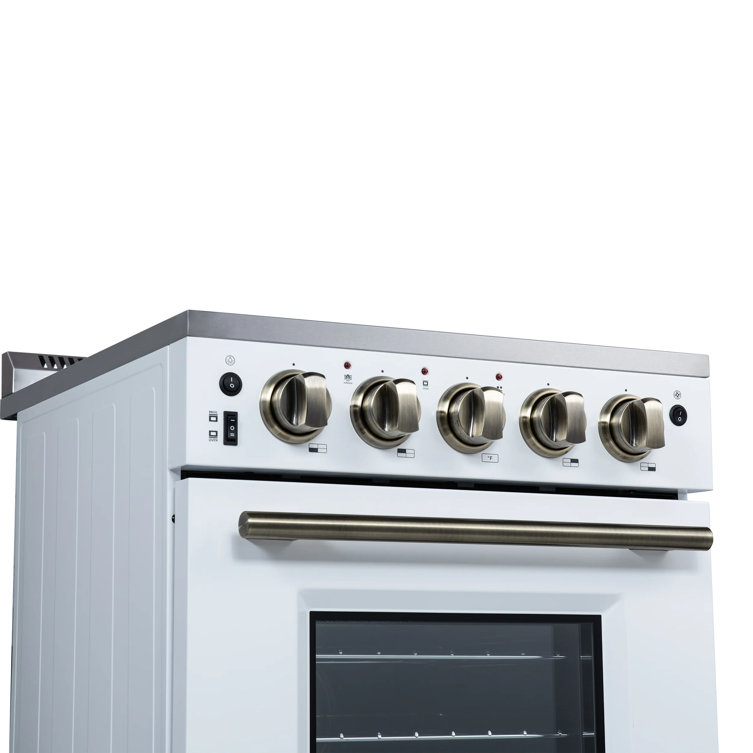 Forno Loiano 24 Inch Freestanding Electric Range in White - Image 8