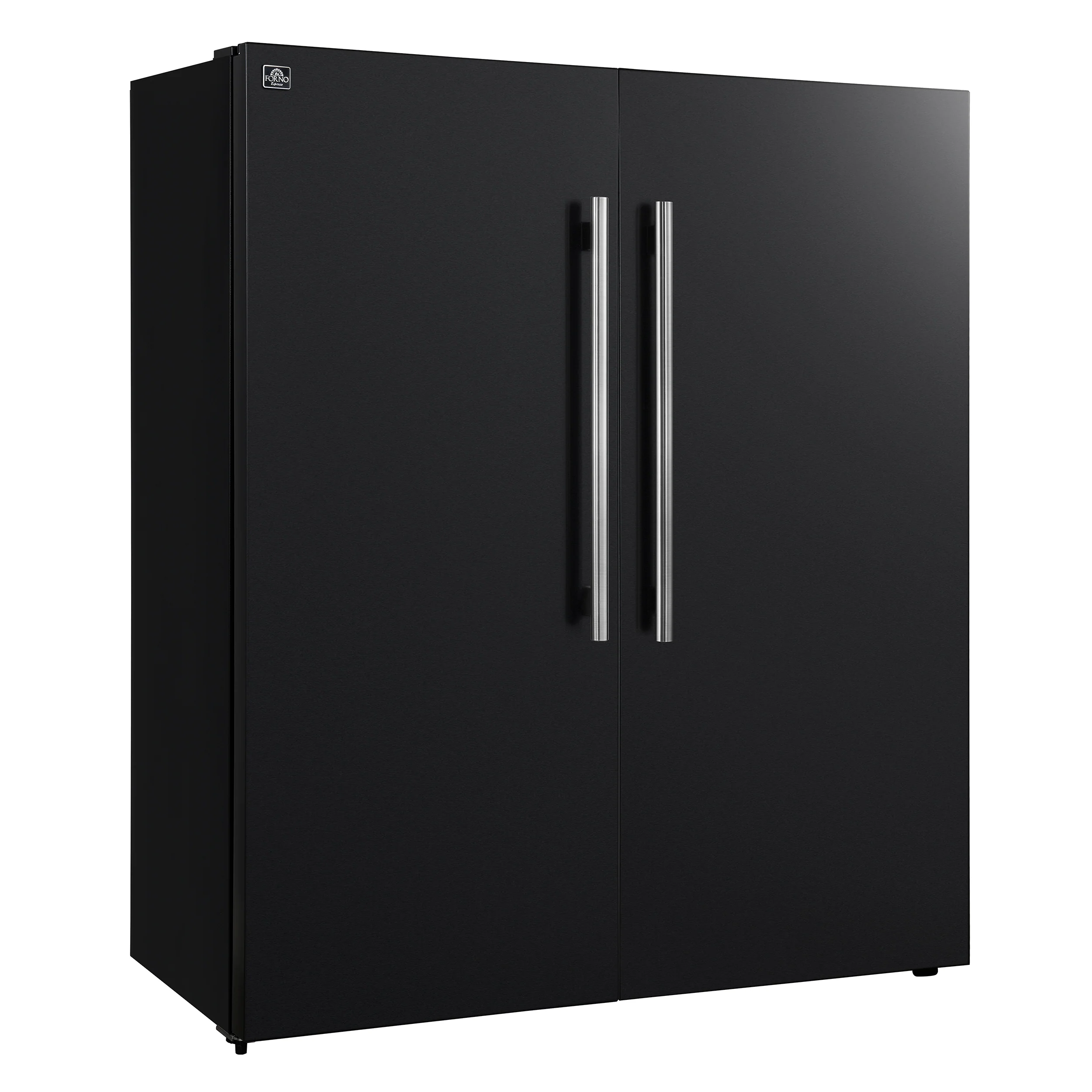 Forno Maderno 2-28-Inch Wide Convertible Refrigerator/Freezer in Black, Decorative Trim, 27.2 cu.ft, 84-Inch High, ENERGY STAR Certified - Image 5
