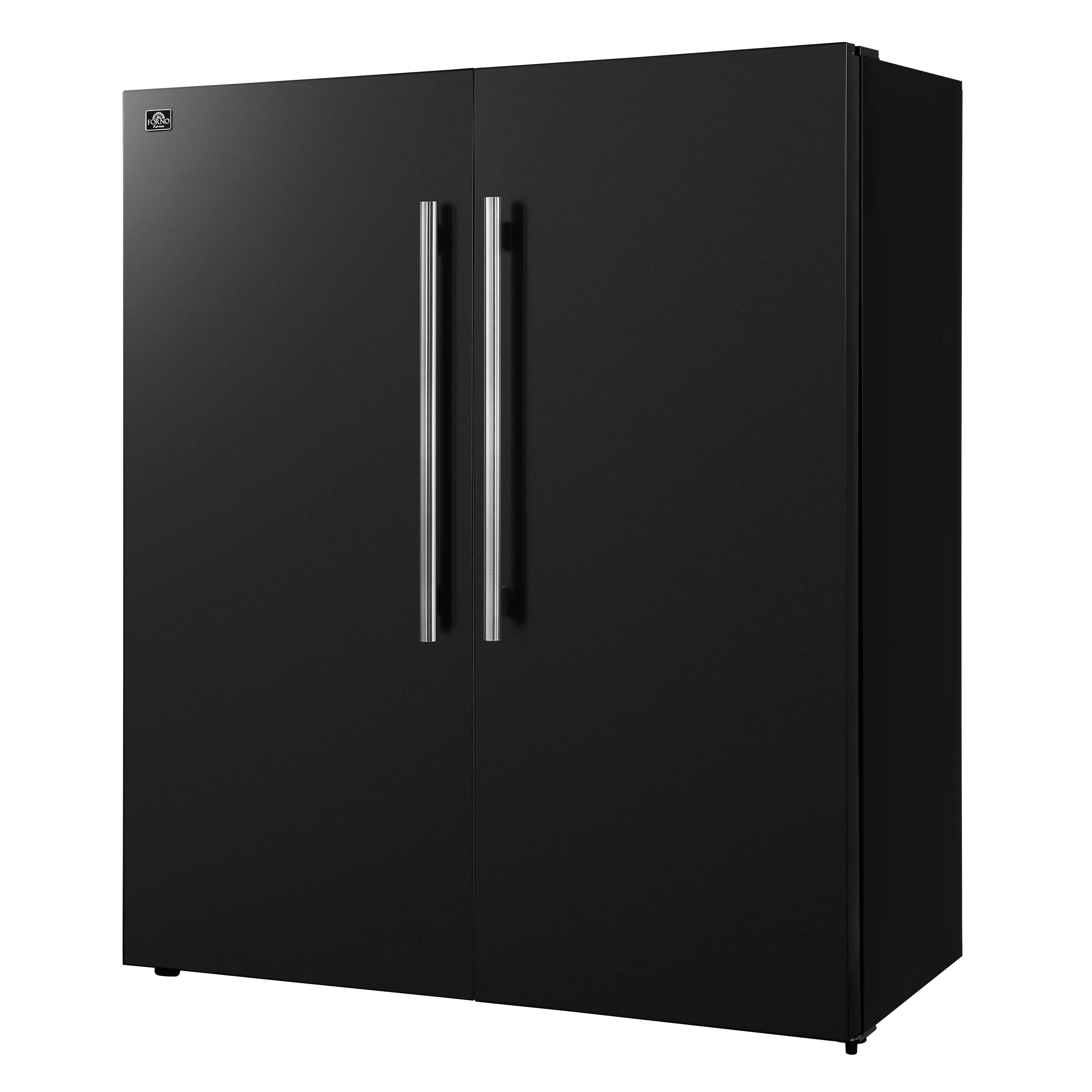 Forno Maderno 2-28-Inch Wide Convertible Refrigerator/Freezer in Black, Decorative Trim, 27.2 cu.ft, 84-Inch High, ENERGY STAR Certified - Image 6