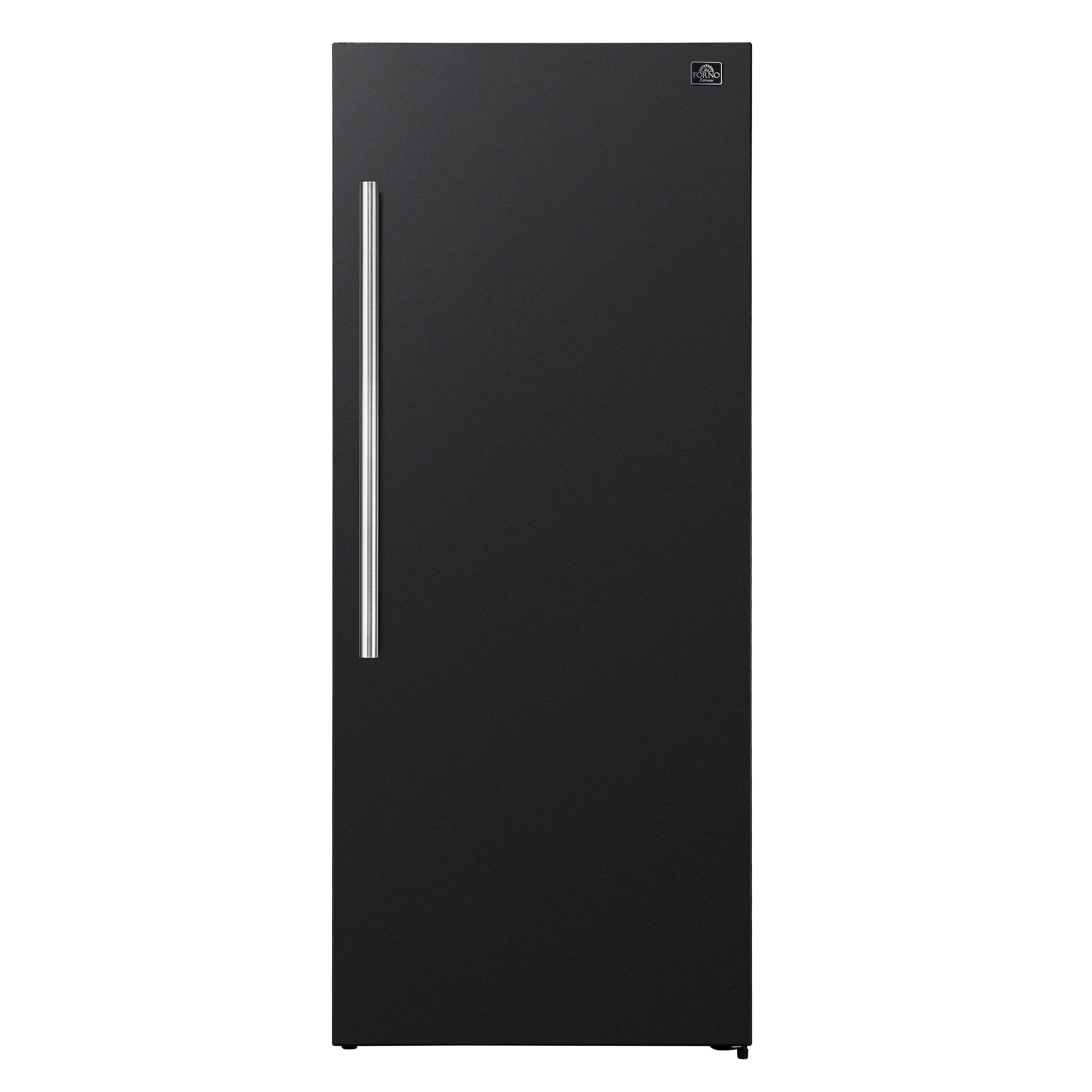 Forno Maderno 28-Inch Convertible Freezer/Refrigerator in Black with Antique Brass Handle, 13.6 cu.ft. Right Swing - Image 10