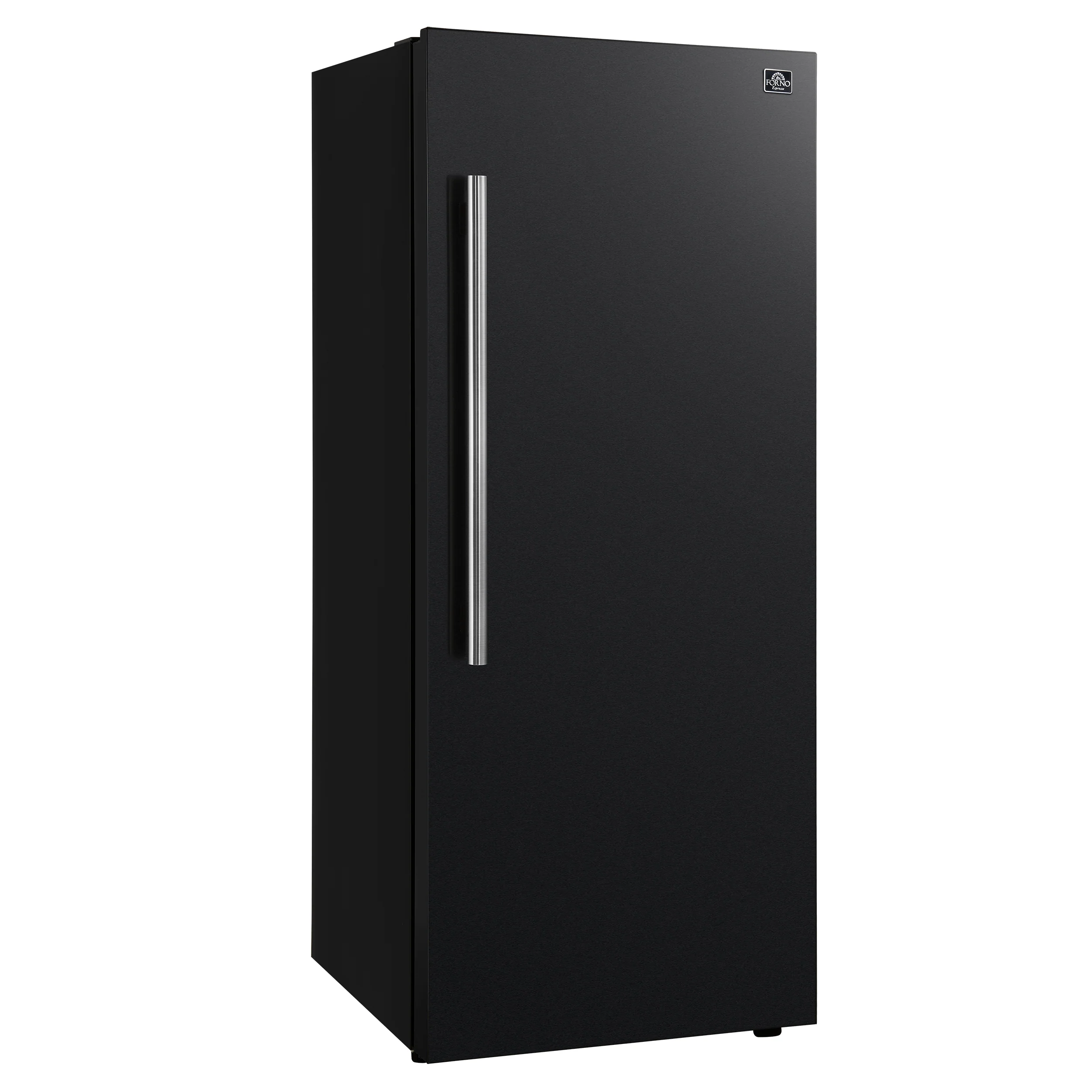 Forno Maderno 28-Inch Convertible Freezer/Refrigerator in Black with Antique Brass Handle, 13.6 cu.ft. Right Swing - Image 12