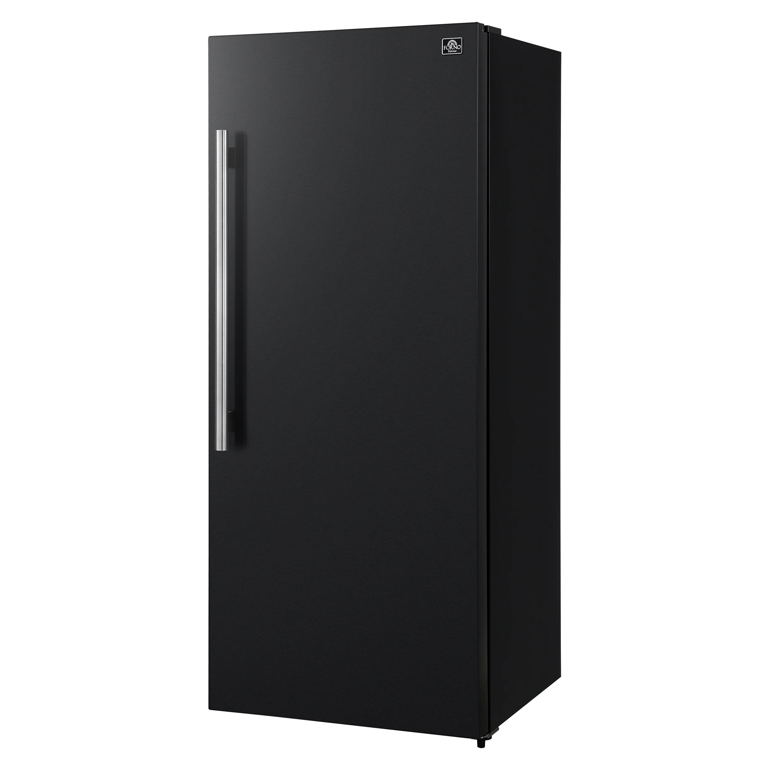 Forno Maderno 28-Inch Convertible Freezer/Refrigerator in Black with Antique Brass Handle, 13.6 cu.ft. Right Swing - Image 13