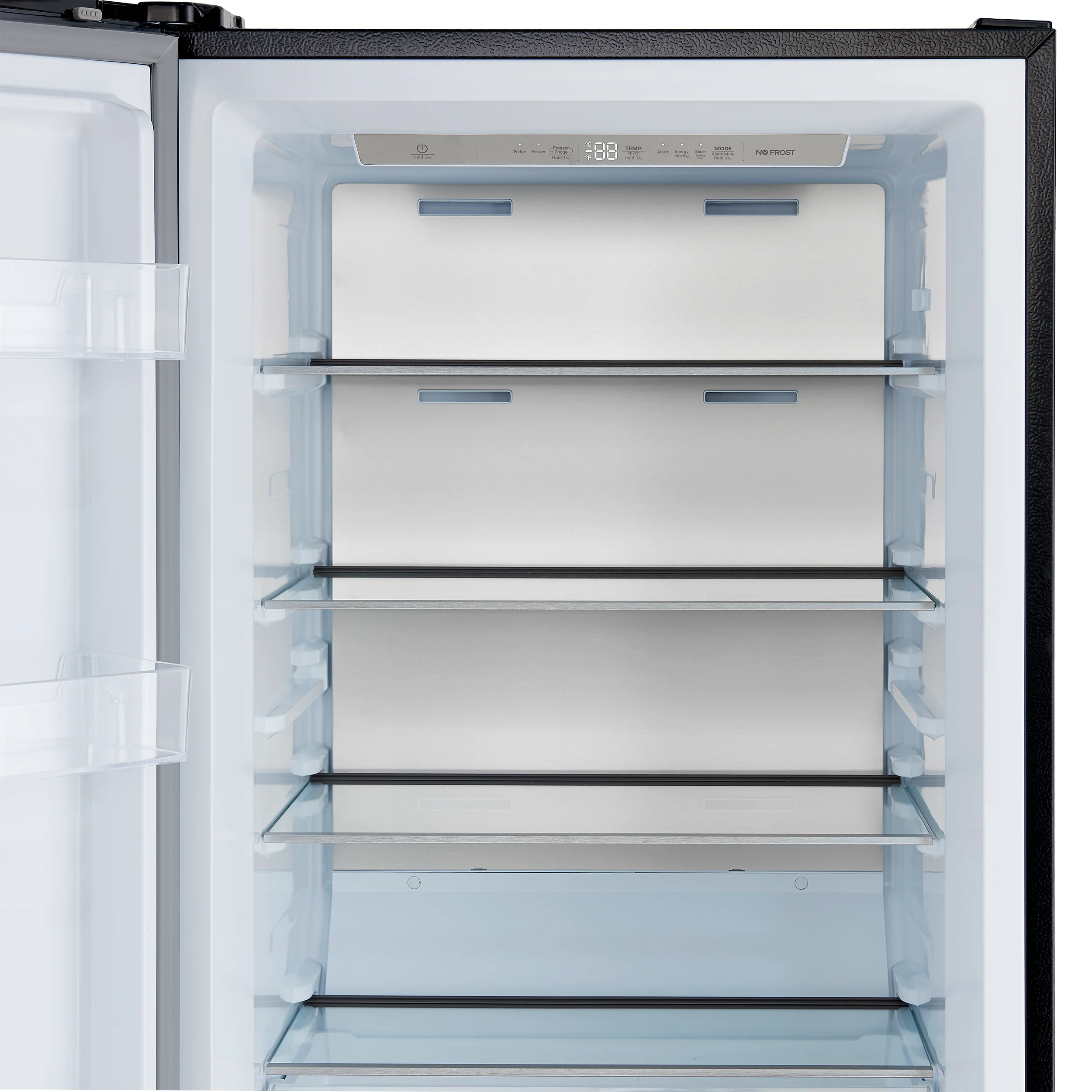 Forno Maderno 2-28-Inch Wide Convertible Refrigerator/Freezer in Black, Decorative Trim, 27.2 cu.ft, 84-Inch High, ENERGY STAR Certified - Image 13