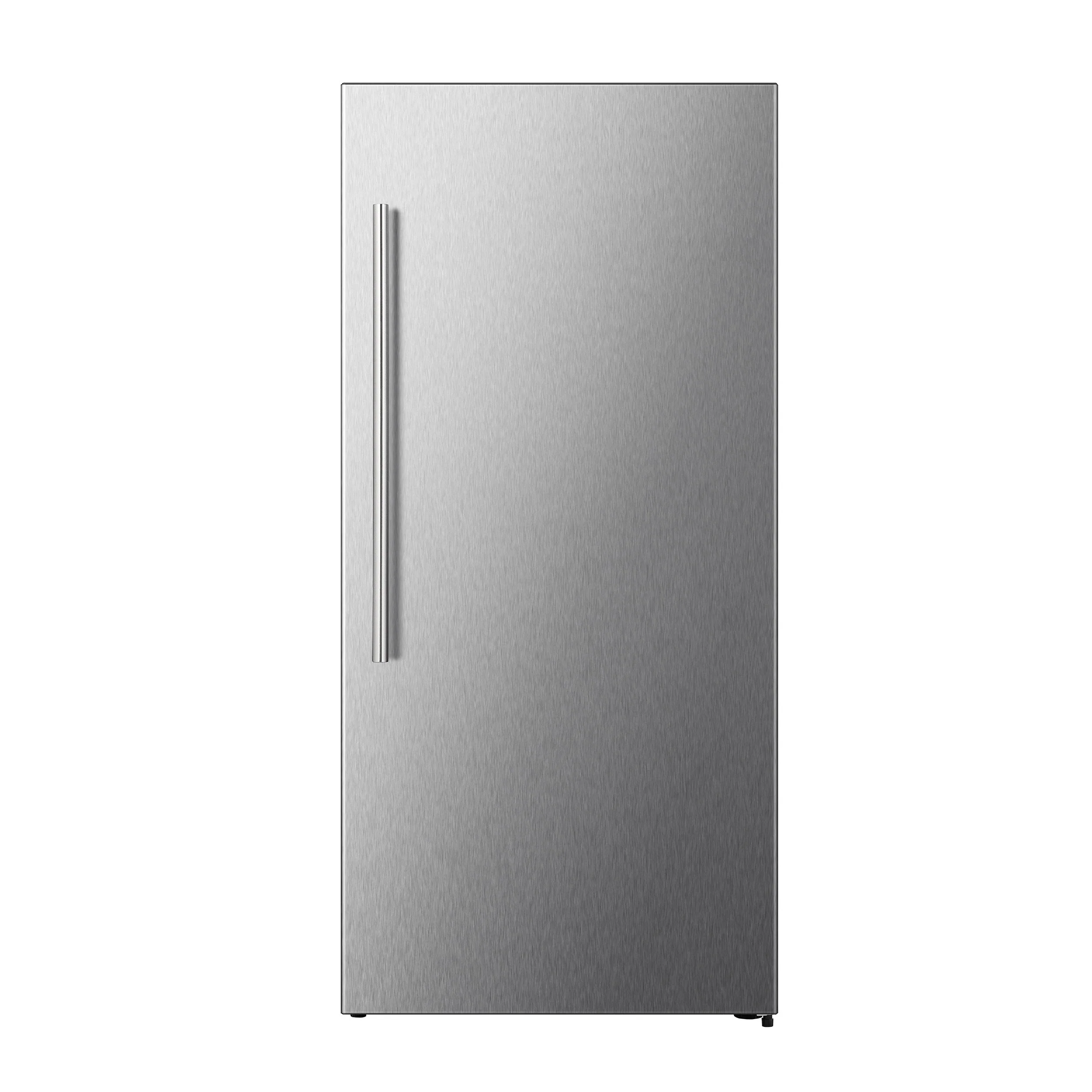 FORNO Maderno 28" Right Swing Convertible Freestanding Refrigerator/Freezer in Stainless Steel 13.6 cu.ft.