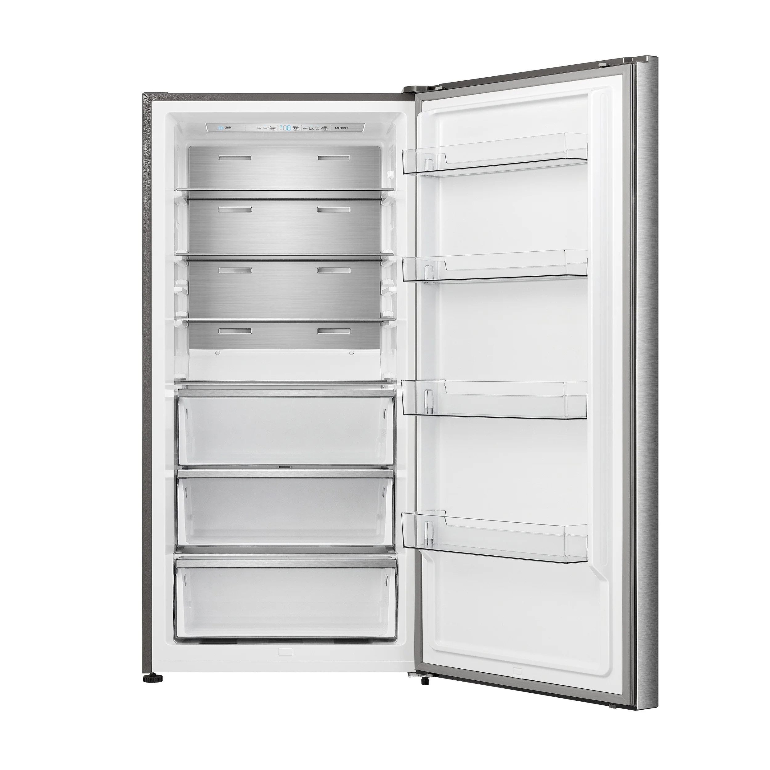 FORNO Maderno 28" Right Swing Convertible Freestanding Refrigerator/Freezer in Stainless Steel 13.6 cu.ft. - Image 2