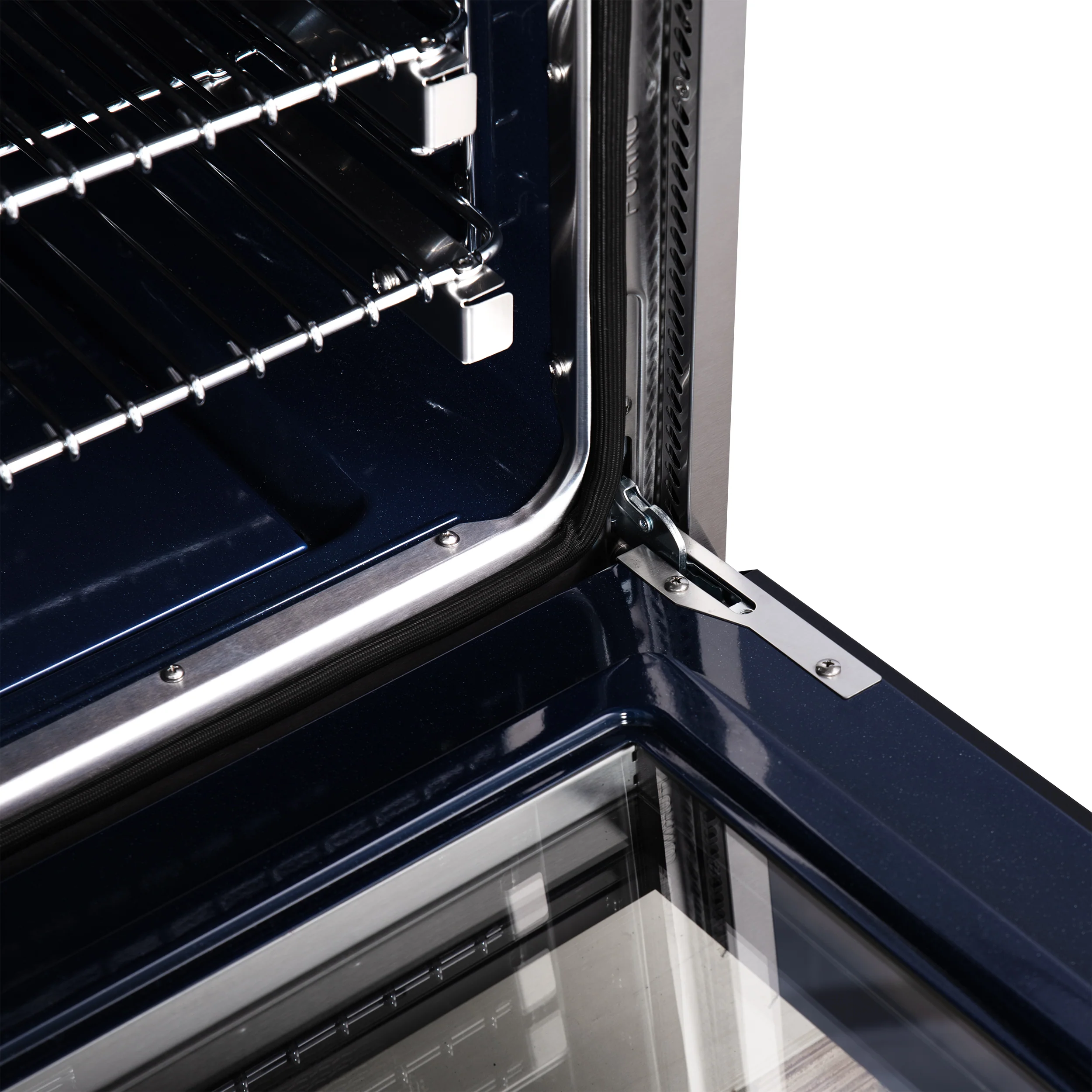 Forno Massimo 30-Inch Black Freestanding Gas Range, 5 Burners, True Convection Oven - Image 14