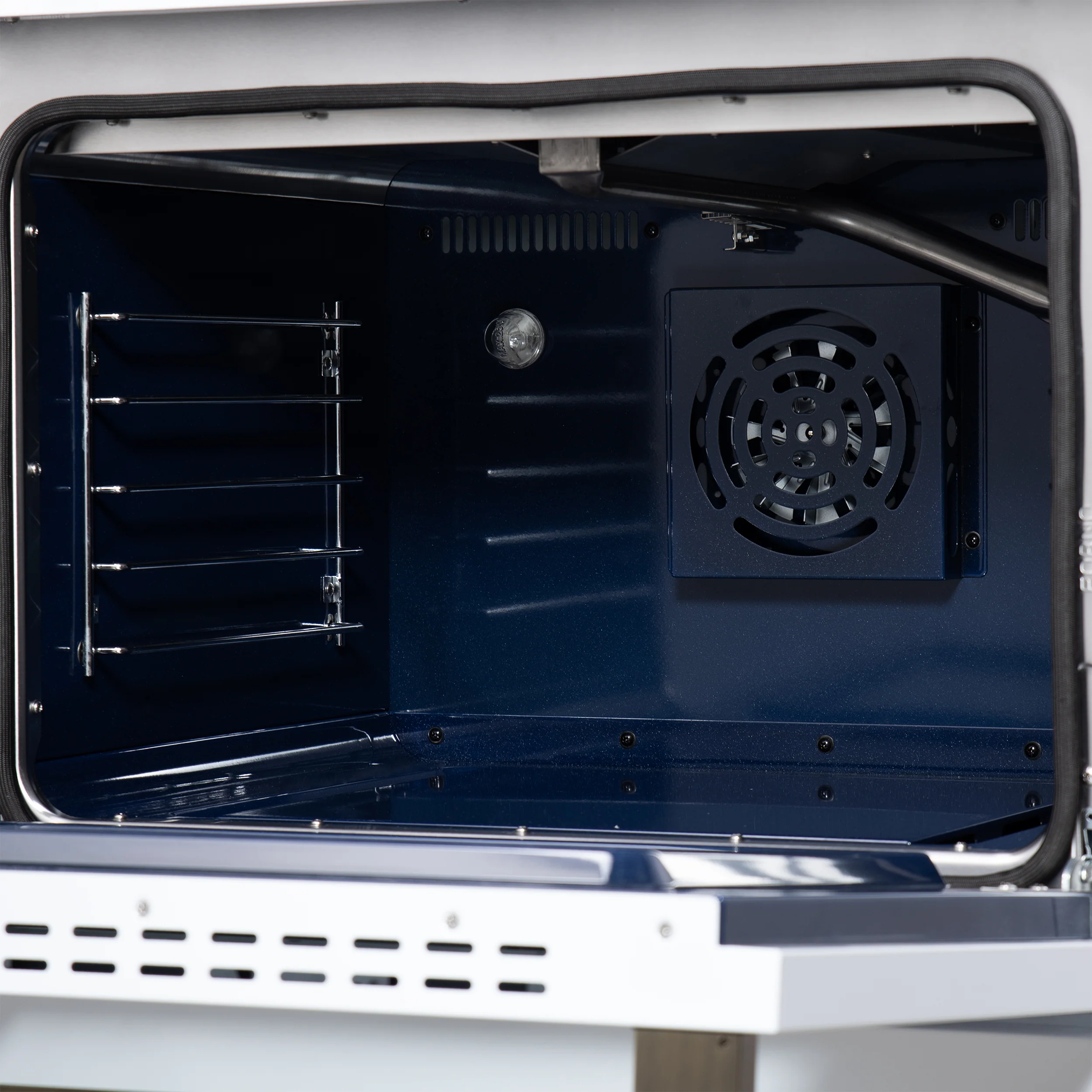 Forno Massimo 30-Inch Black Freestanding Gas Range, 5 Burners, True Convection Oven - Image 15