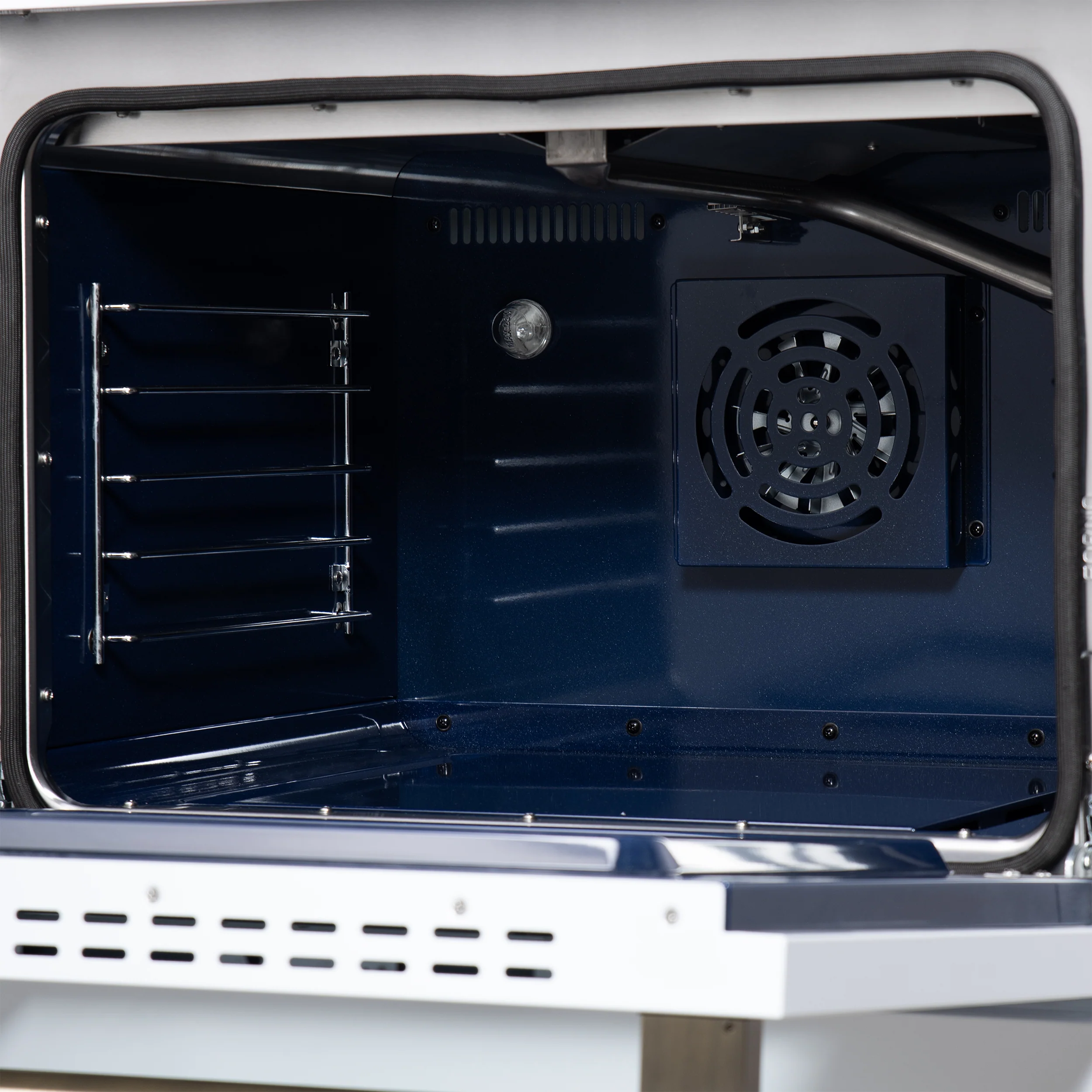 Forno Massimo 30-Inch White Freestanding Gas Range, 5 Burners, True Convection Oven - Image 17