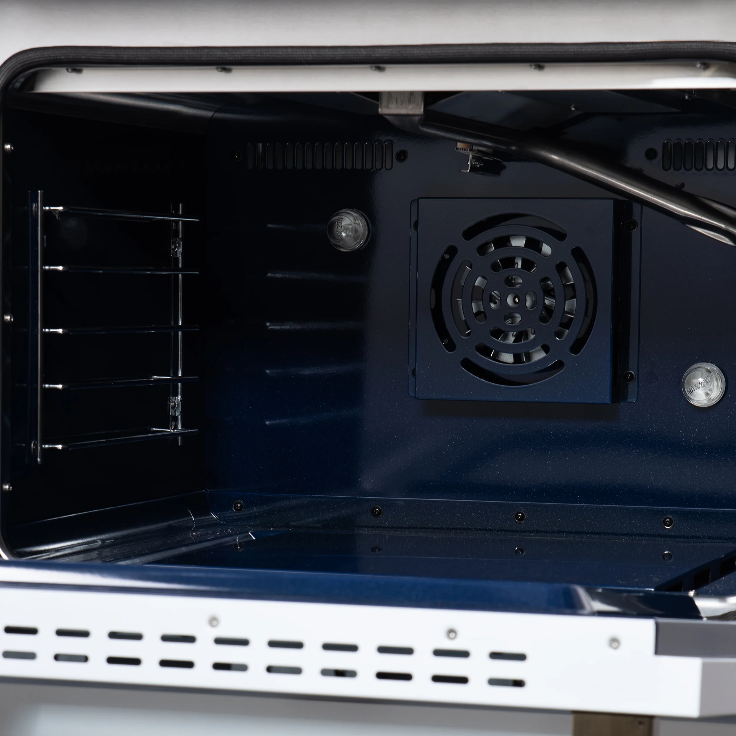 Forno Massimo 48-Inch White Freestanding Gas Range, 8 Burners, True Convection Oven - Image 17