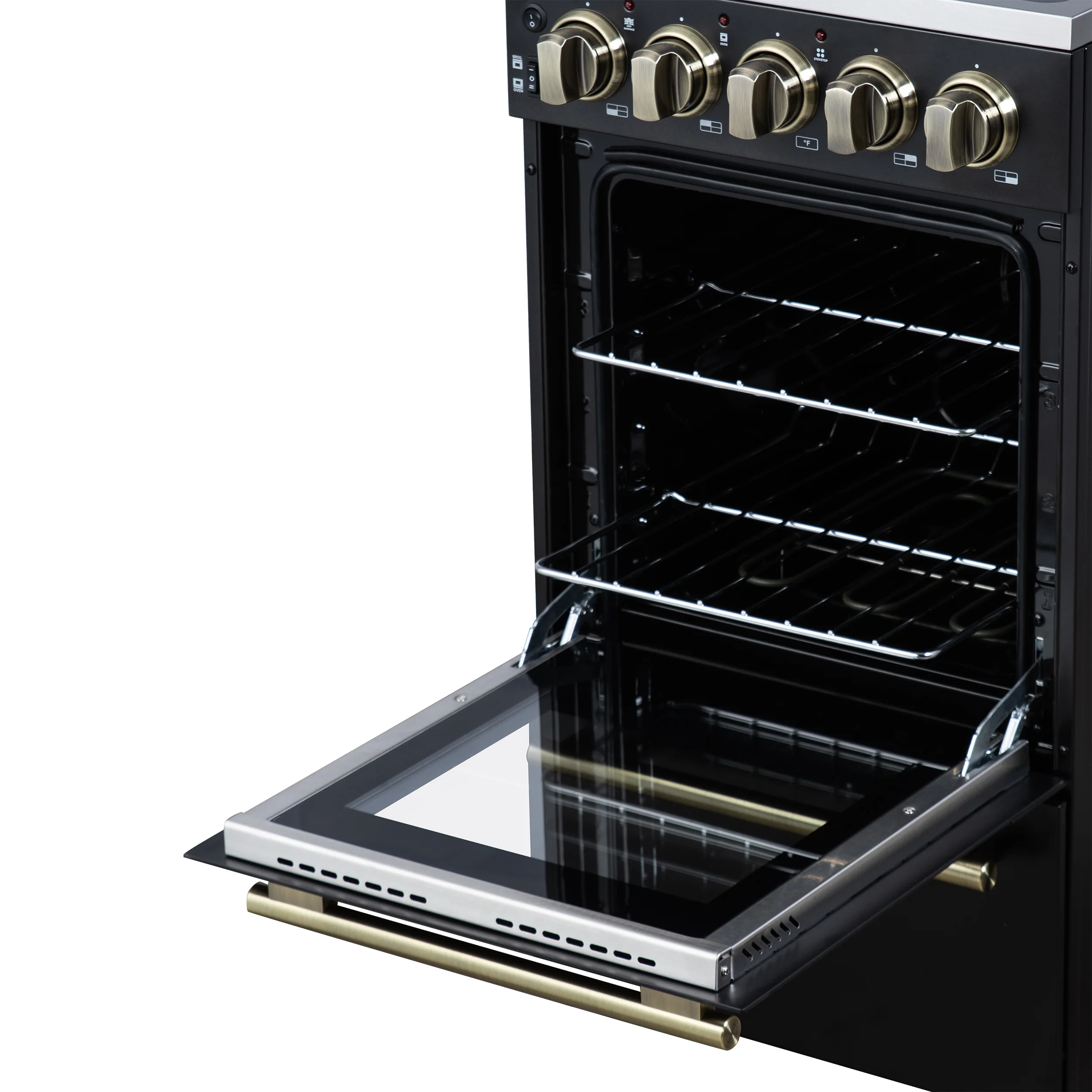 Forno Pallerano 20 Inch Freestanding Electric Range in Black, Canada Version, Plug and Cord Included - Image 13