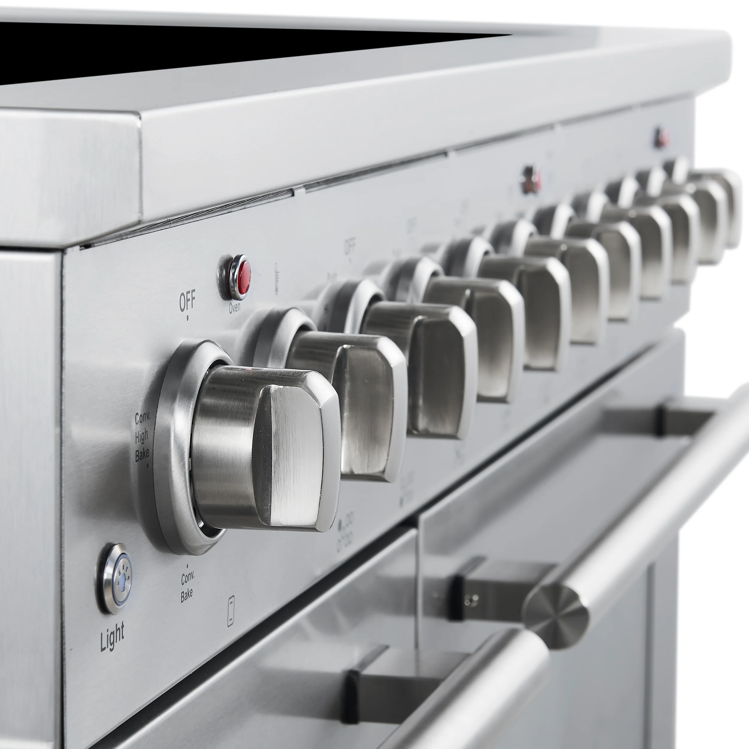 Forno Paolo 48 Inch Freestanding Electric Range, Stainless Steel, 6.7 cu.ft, True Convection Oven, Energy Efficient - Image 6