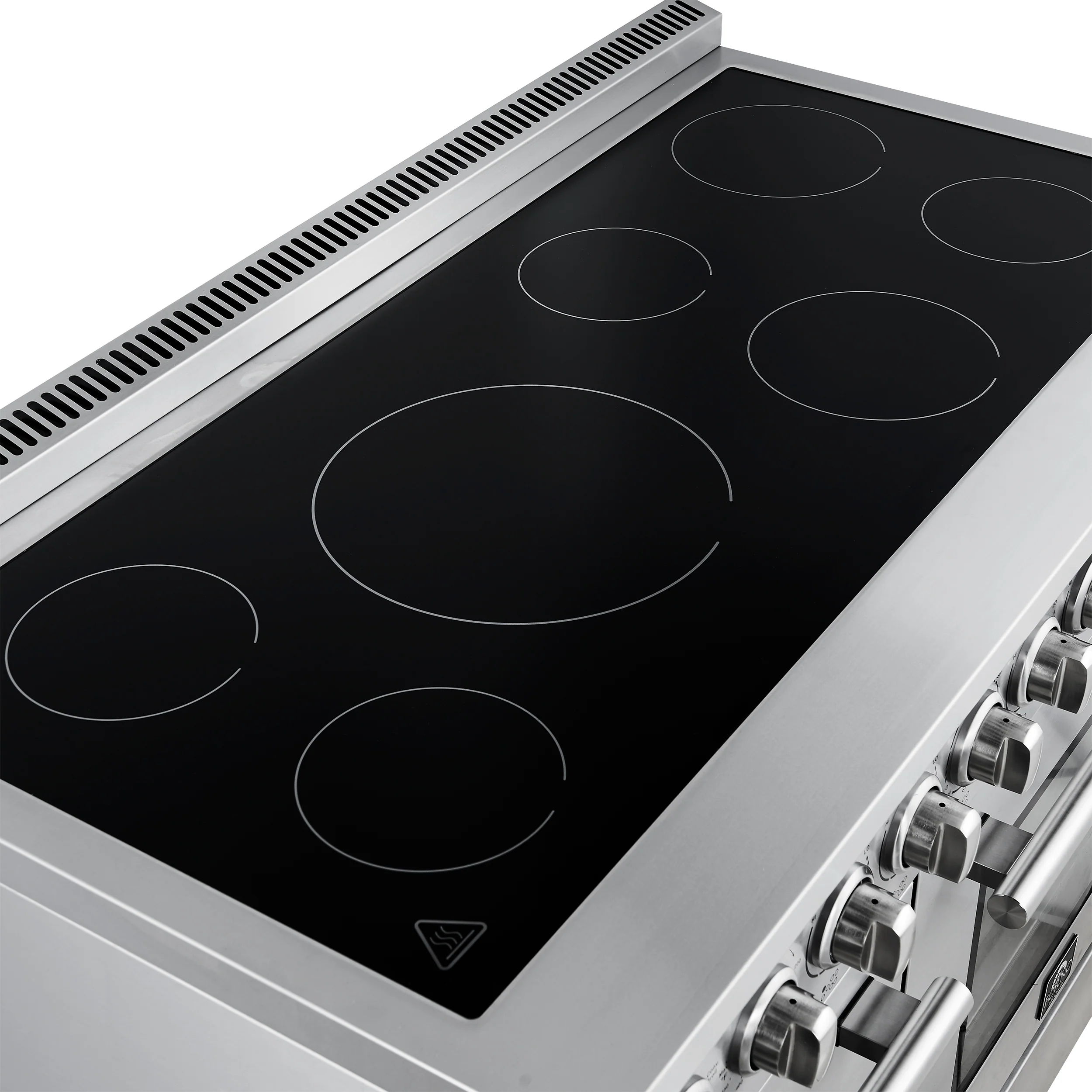 Forno Paolo 48 Inch Freestanding Electric Range, Stainless Steel, 6.7 cu.ft, True Convection Oven, Energy Efficient - Image 8