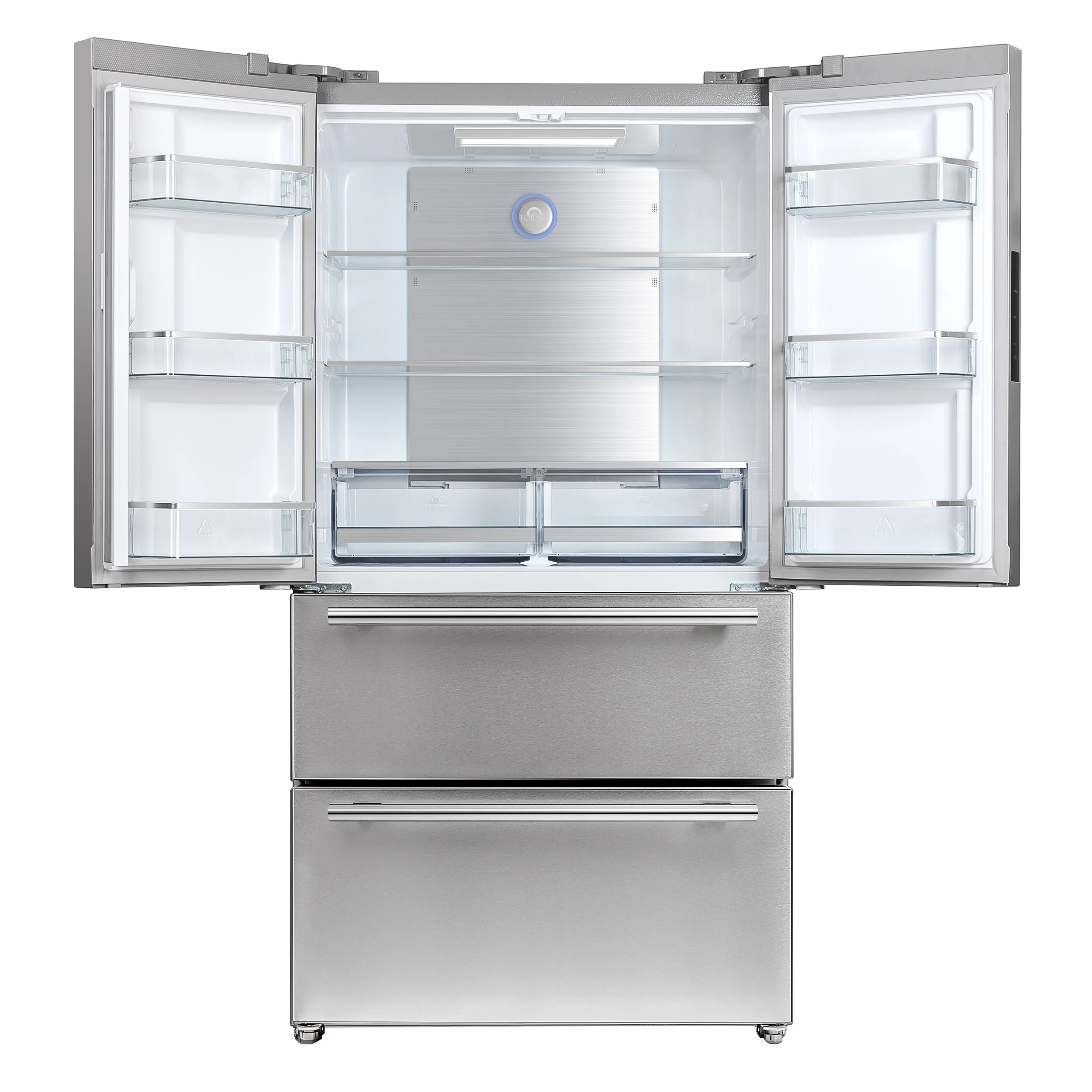 FORNO Premium 3-Piece Kitchen Bundle - 36" Gas Range, 36" French Door Refrigerator, 24" Built-In Dishwasher, Stainless Steel - FBDL-009-02CAUS - Image 3