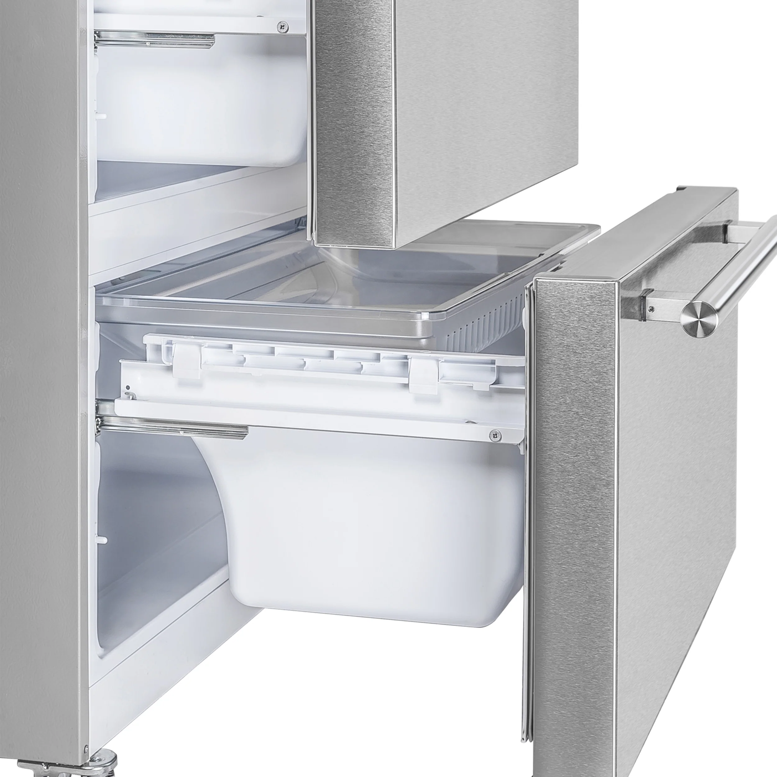Forno Alta Moena 36-Inch French Door Refrigerator, 19.2 cu.ft, Counter Depth, Ice Maker, Stainless Steel Interior Panel, ENERGY STAR Certified - Image 7