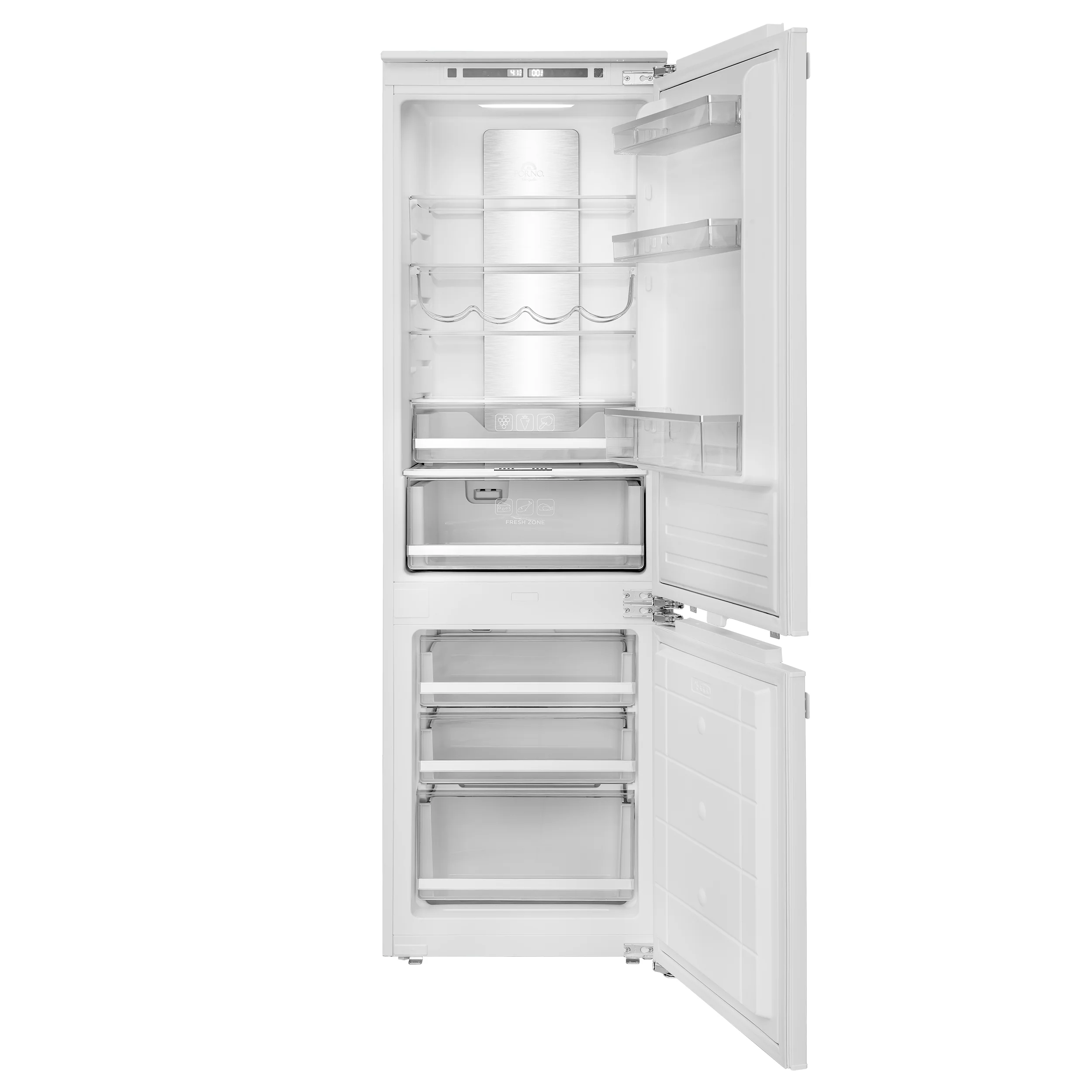 Forno Rivestito 22 Inch Panel Ready Bottom Freezer Refrigerator, 8.6 cu. ft., Total No Frost, Fast Cool & Fast Freeze - Image 2