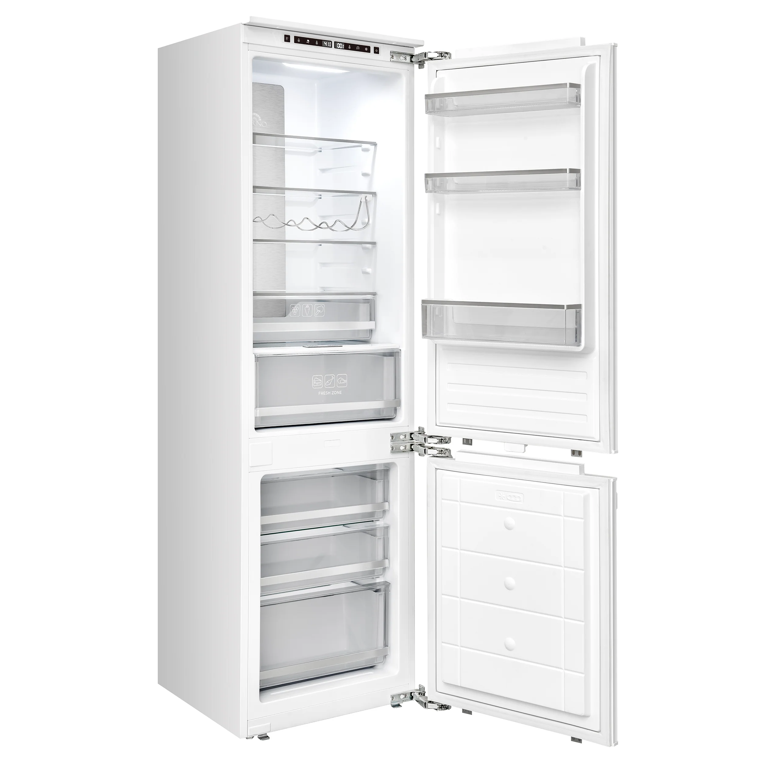Forno Rivestito 22 Inch Panel Ready Bottom Freezer Refrigerator, 8.6 cu. ft., Total No Frost, Fast Cool & Fast Freeze - Image 4
