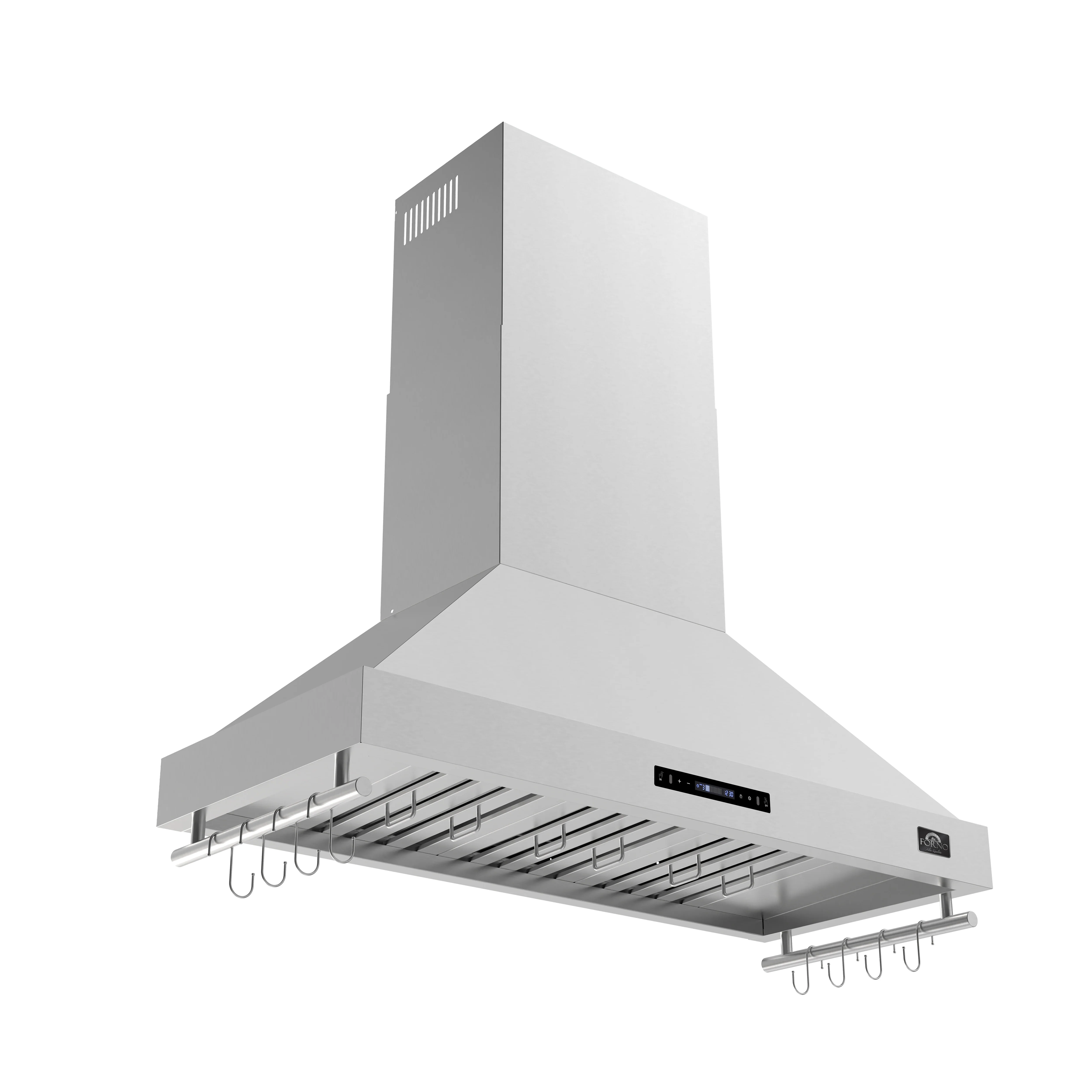 Forno Venezia 48 Inch Wall-Mounted Range Hood with Touch Controls and Baffle Filters - Image 2