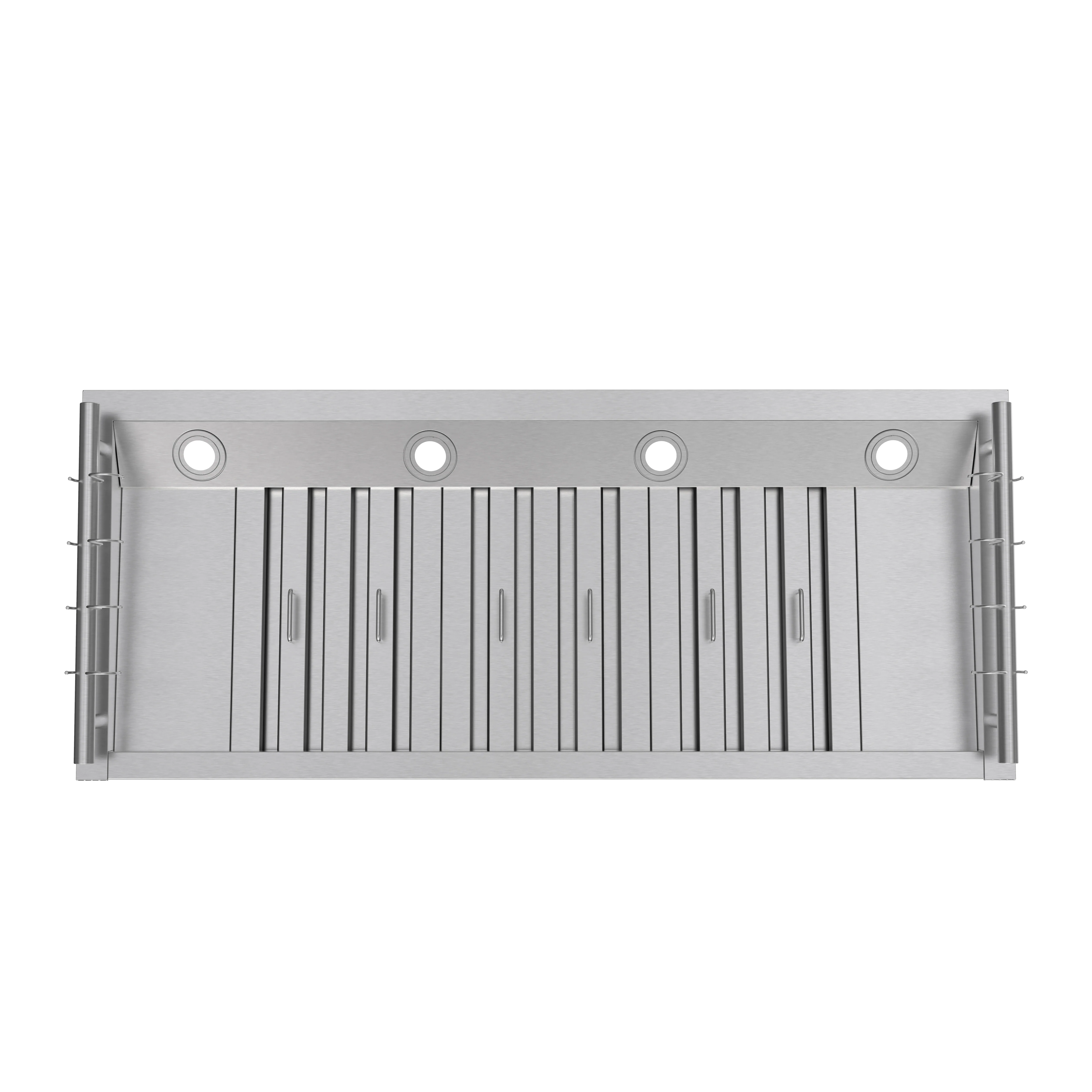 Forno Venezia 48 Inch Wall-Mounted Range Hood with Touch Controls and Baffle Filters - Image 9