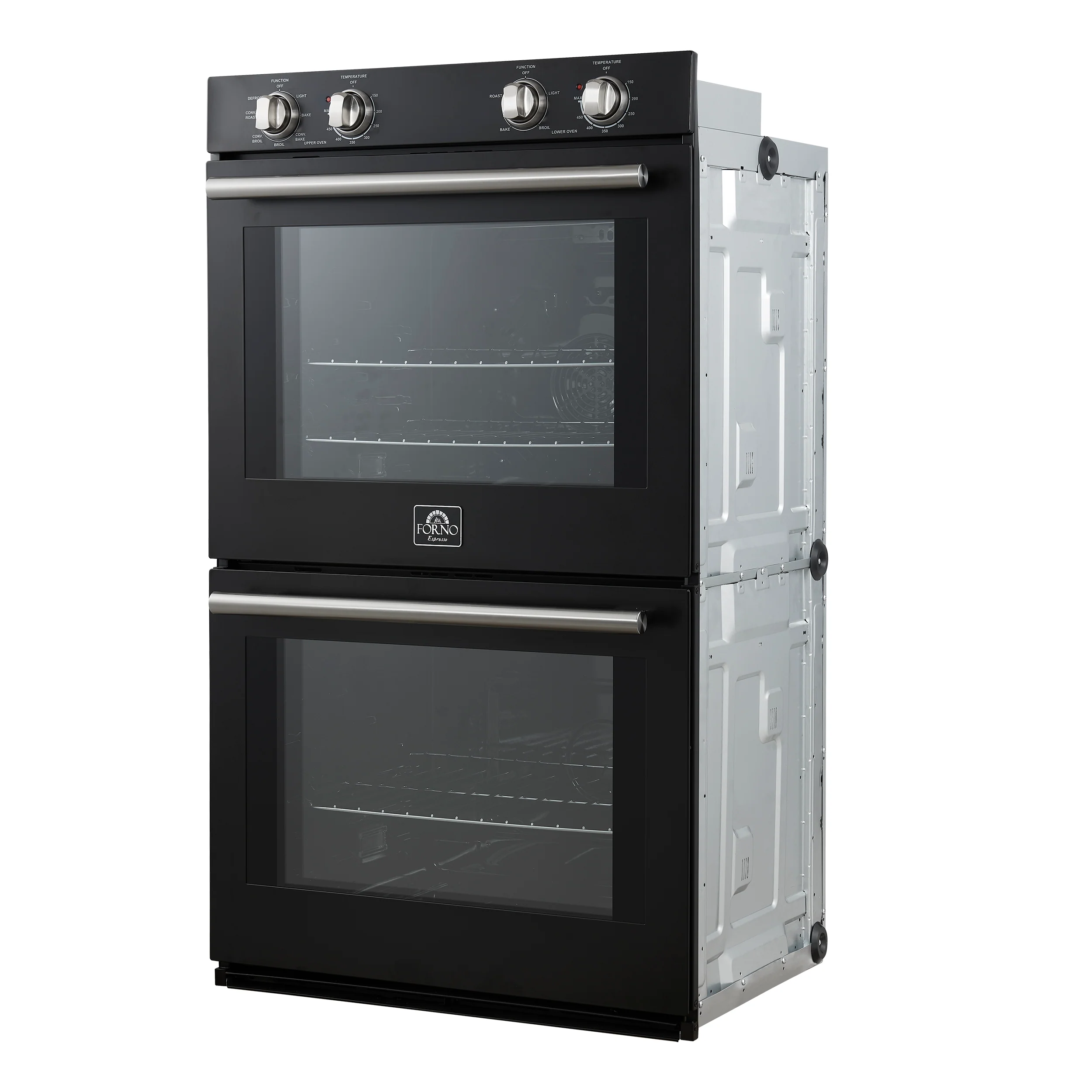 Forno Vomero 30-Inch Double Wall Oven, Black, 10 cu.ft Total Capacity, 7100W Convection, Mechanical Controls, Manuel Steam Clean - Image 10