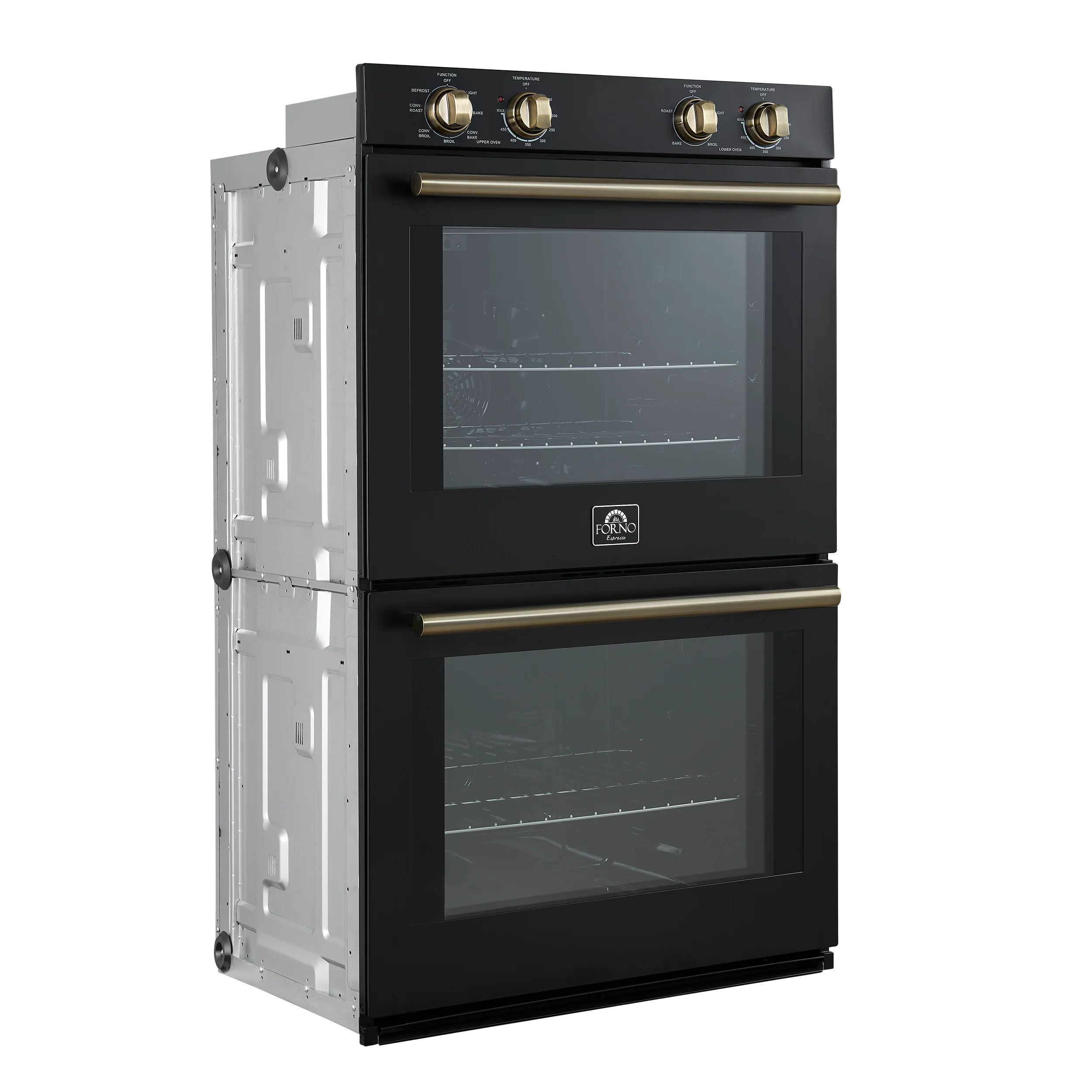 Forno Vomero 30-Inch Double Wall Oven, Black, 10 cu.ft Total Capacity, 7100W Convection, Mechanical Controls, Manuel Steam Clean - Image 5