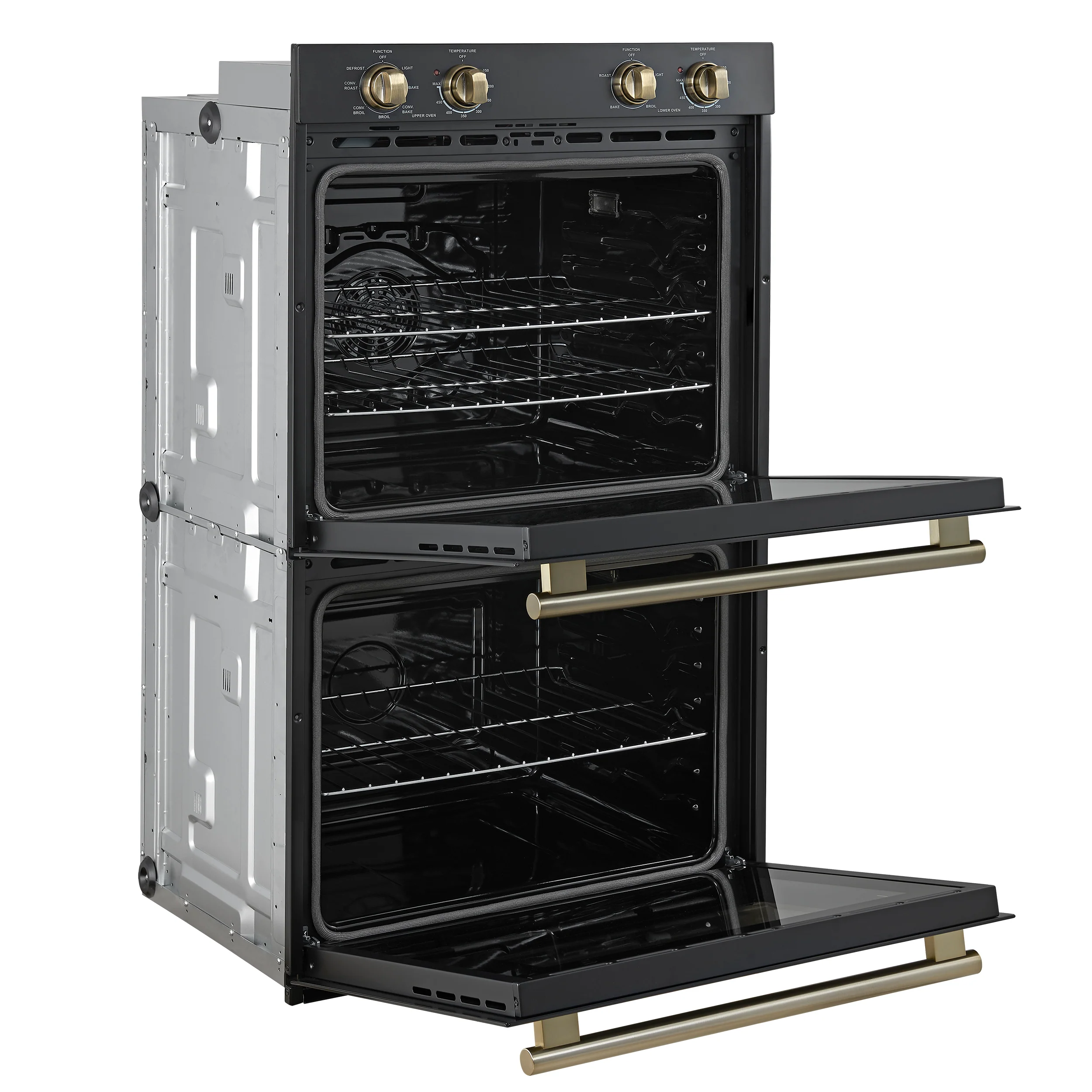 Forno Vomero 30-Inch Double Wall Oven, Black, 10 cu.ft Total Capacity, 7100W Convection, Mechanical Controls, Manuel Steam Clean - Image 7