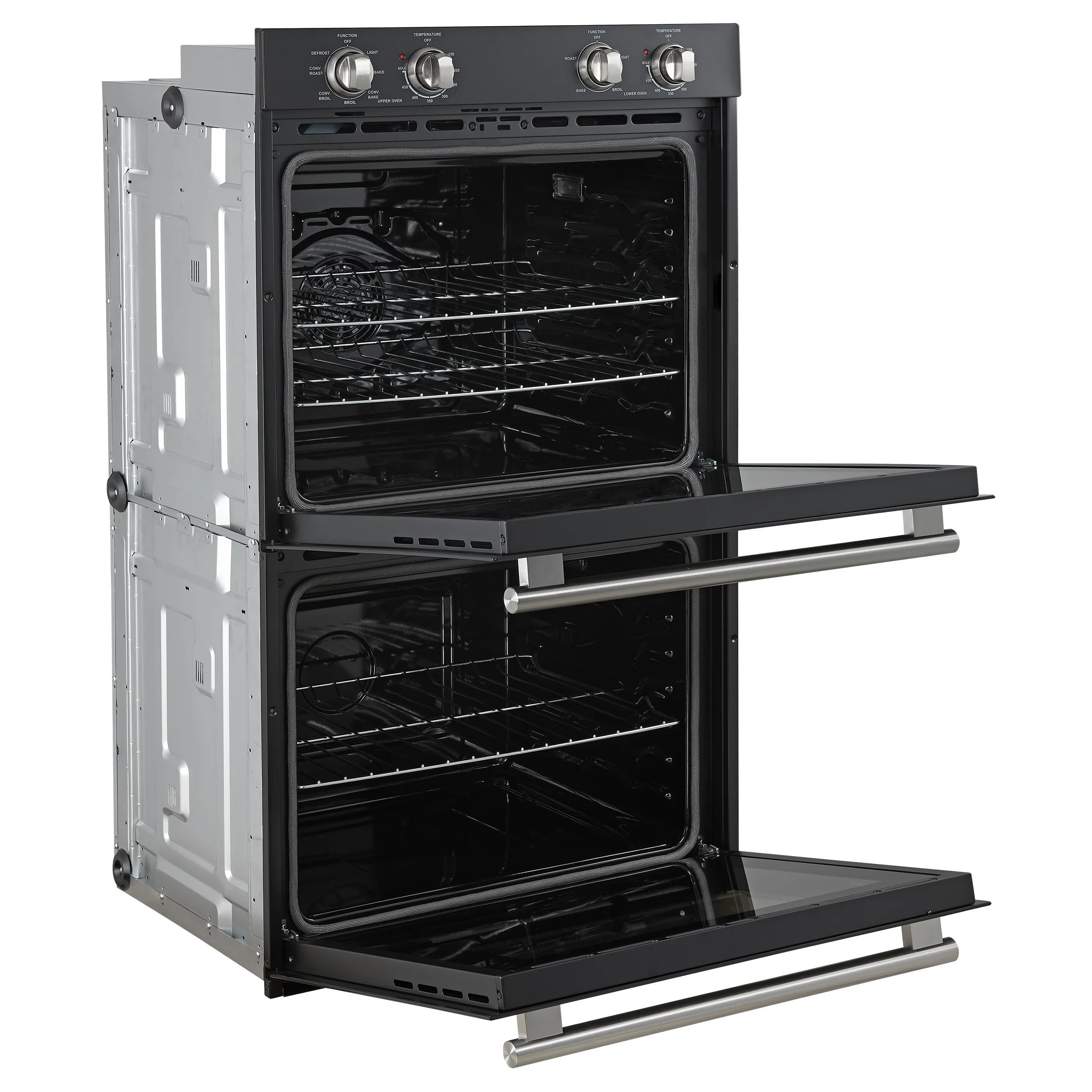 Forno Vomero 30-Inch Double Wall Oven, Black, 10 cu.ft Total Capacity, 7100W Convection, Mechanical Controls, Manuel Steam Clean - Image 8