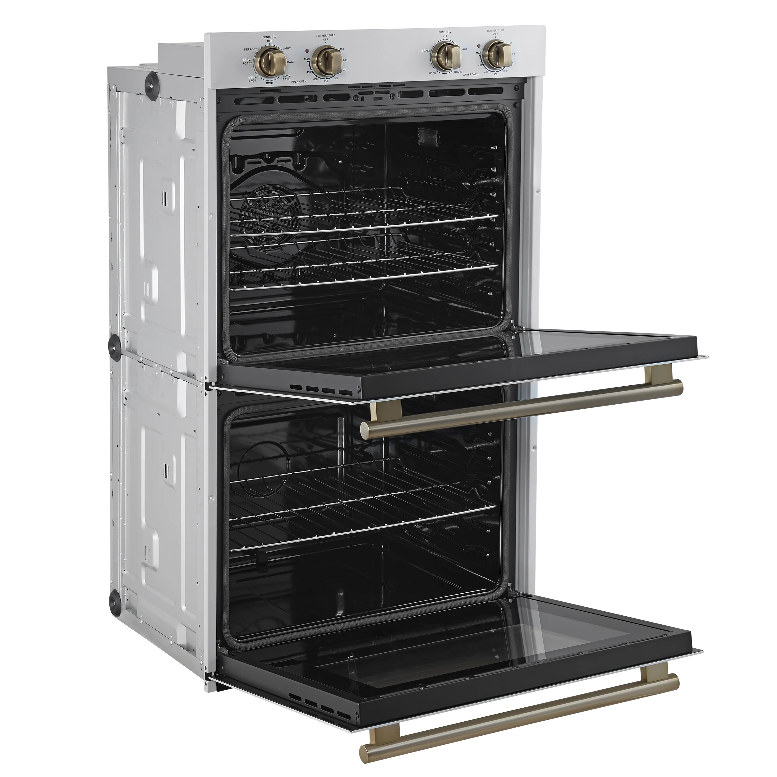 Forno Vomero 30-Inch Double Wall Oven, White, 10 cu.ft Total Capacity, 7100W Convection, Mechanical Controls, Manuel Steam Clean - Image 7